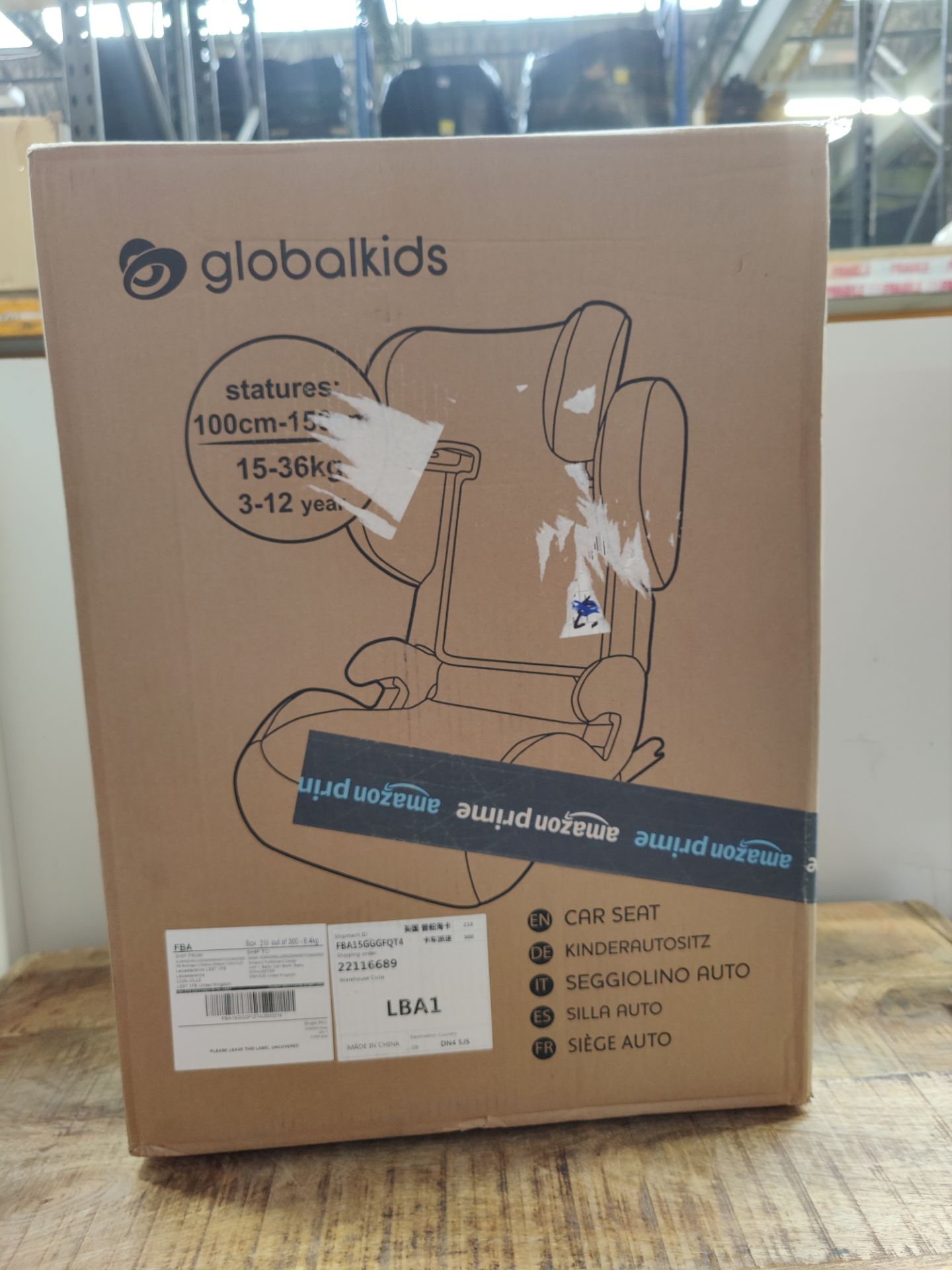 RRP £88.21 globalkids i-Size High Back Booster Car Seat - Image 2 of 2