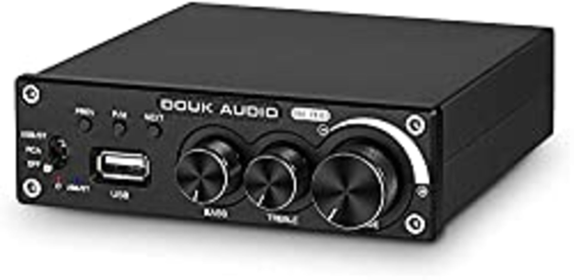 RRP £51.82 Douk Audio 320W Bluetooth 5.0 Power Amplifier 2.0 Channel - Image 2 of 3