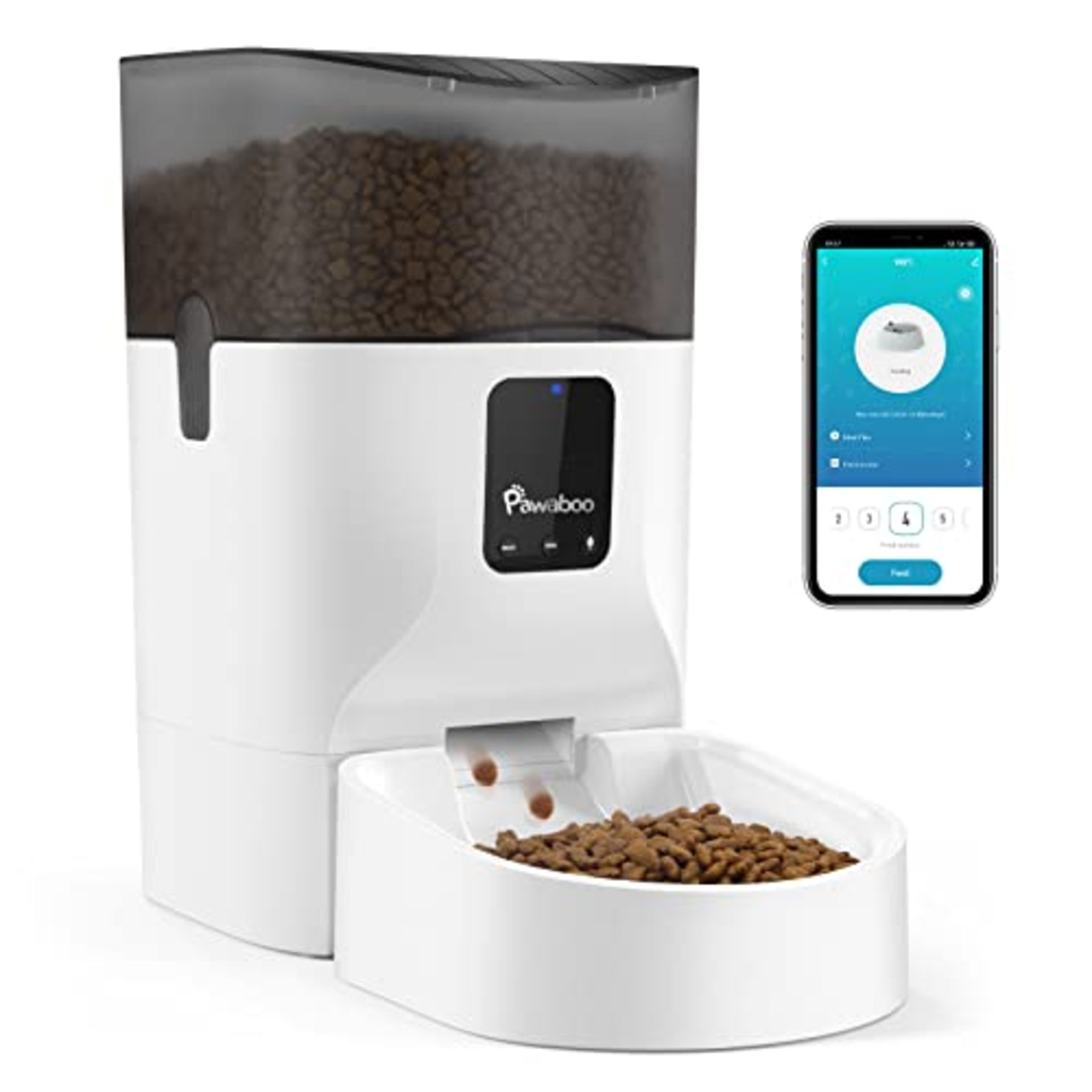 RRP £77.63 Pawaboo 7L Automatic Cat Feeder