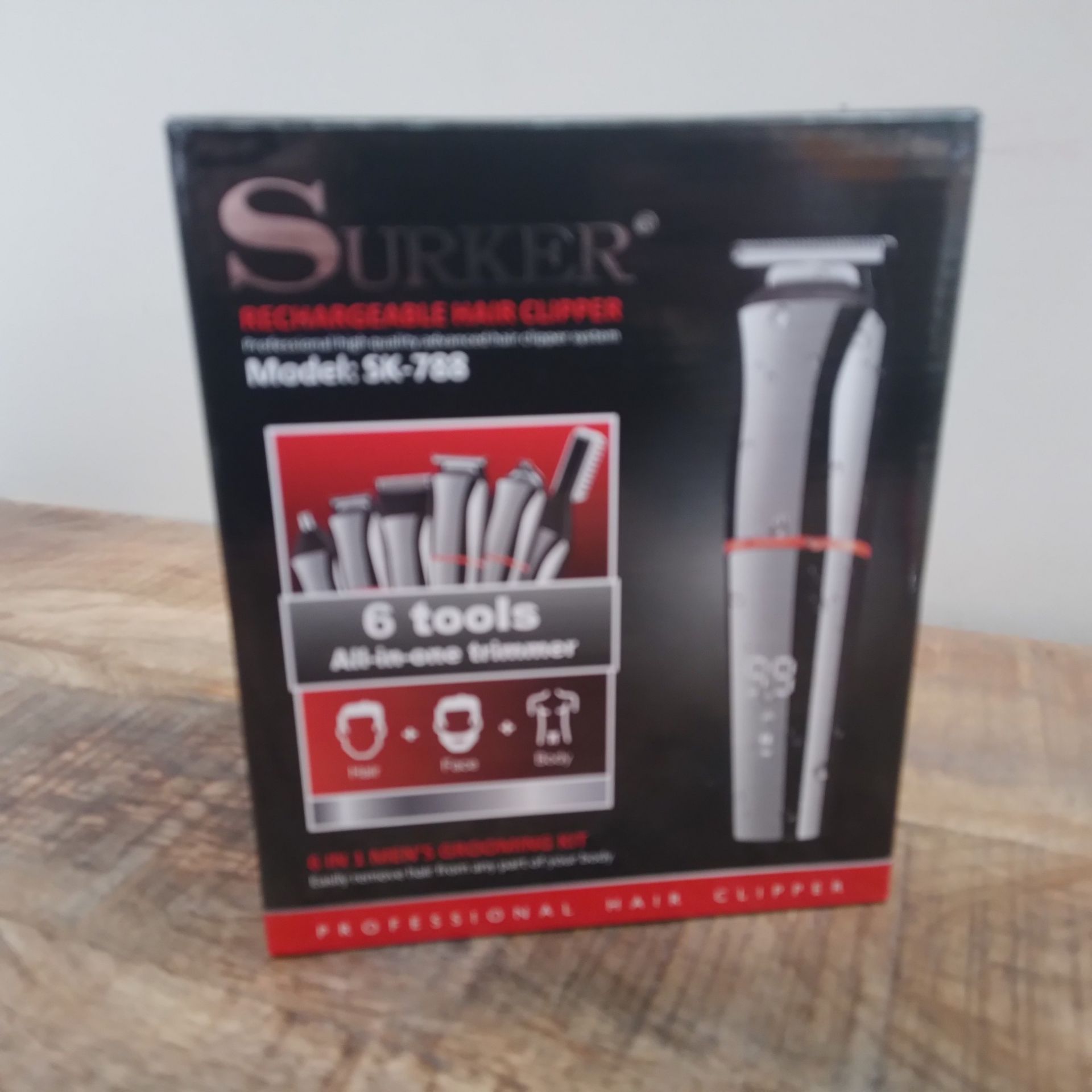 RRP £33.49 Surker Beard Trimmer for Men Hair Clippers Body Mustache - Image 2 of 2