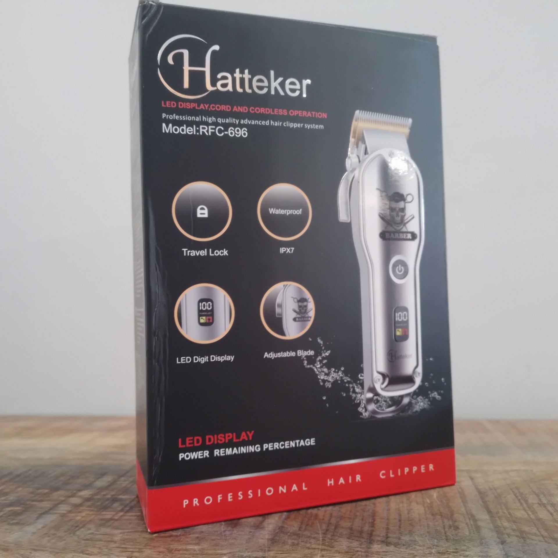 RRP £39.06 Hatteker Beard Trimmer Hair Clippers for Men Cordless - Image 2 of 2