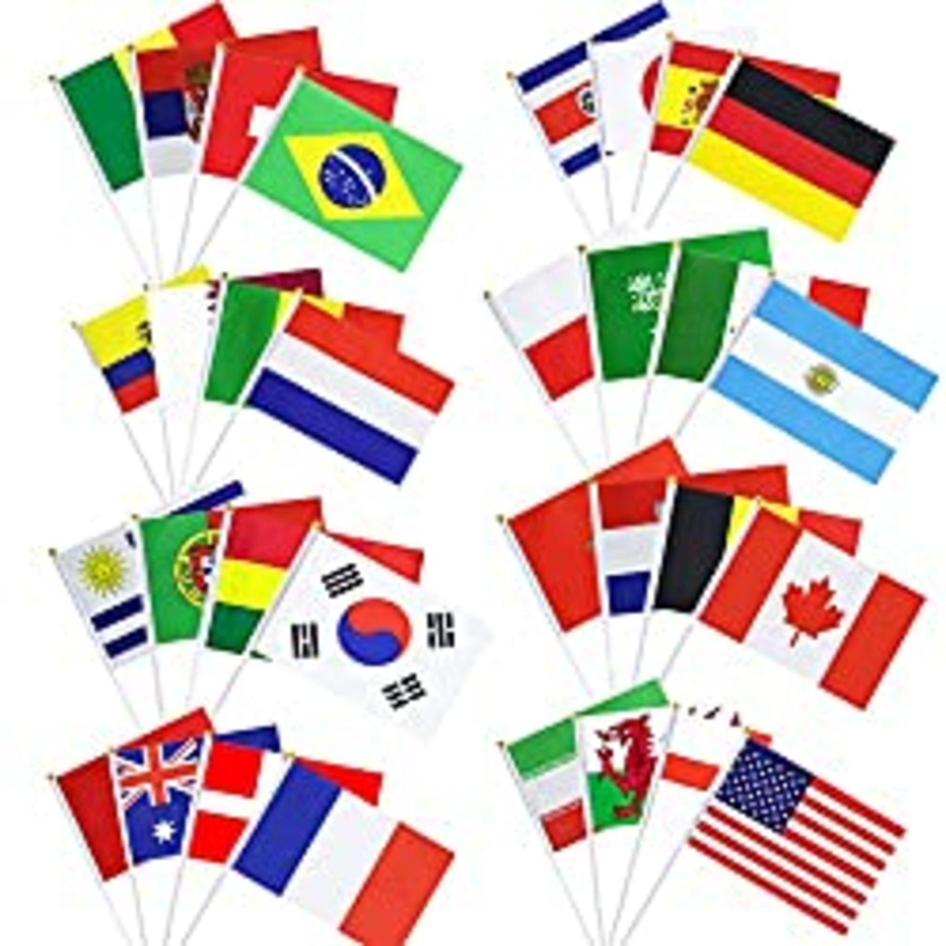 11 Items In This Lot. 10X RRP £2.77 World Cup Flags 2022 Total RRP £2.77 ! ! ! ! !