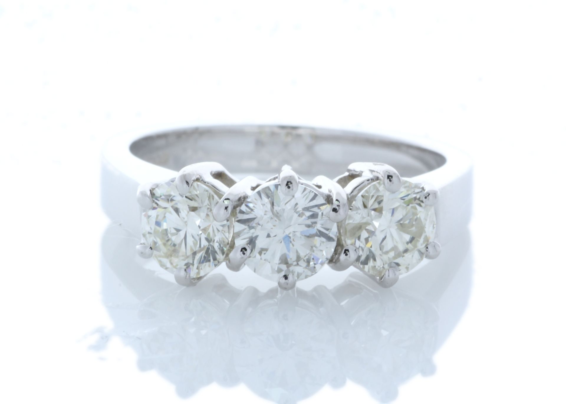 18ct White Gold Oval Cut Diamond Ring (0.37) 0.65 Carats - Valued By IDI £7,180.00 - A stunning oval