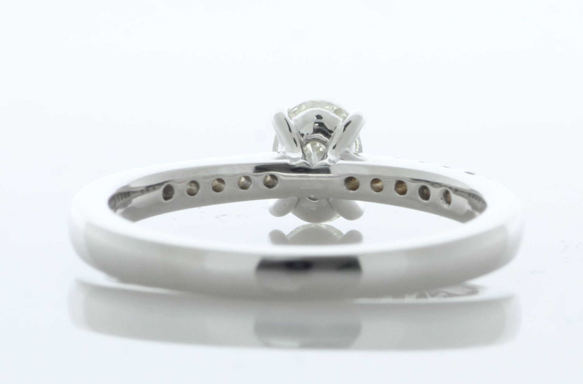 18ct White Gold Single Stone Marquise Cut Diamond Ring (0.52) 0.56 Carats - Valued By GIE £7,840. - Image 5 of 6