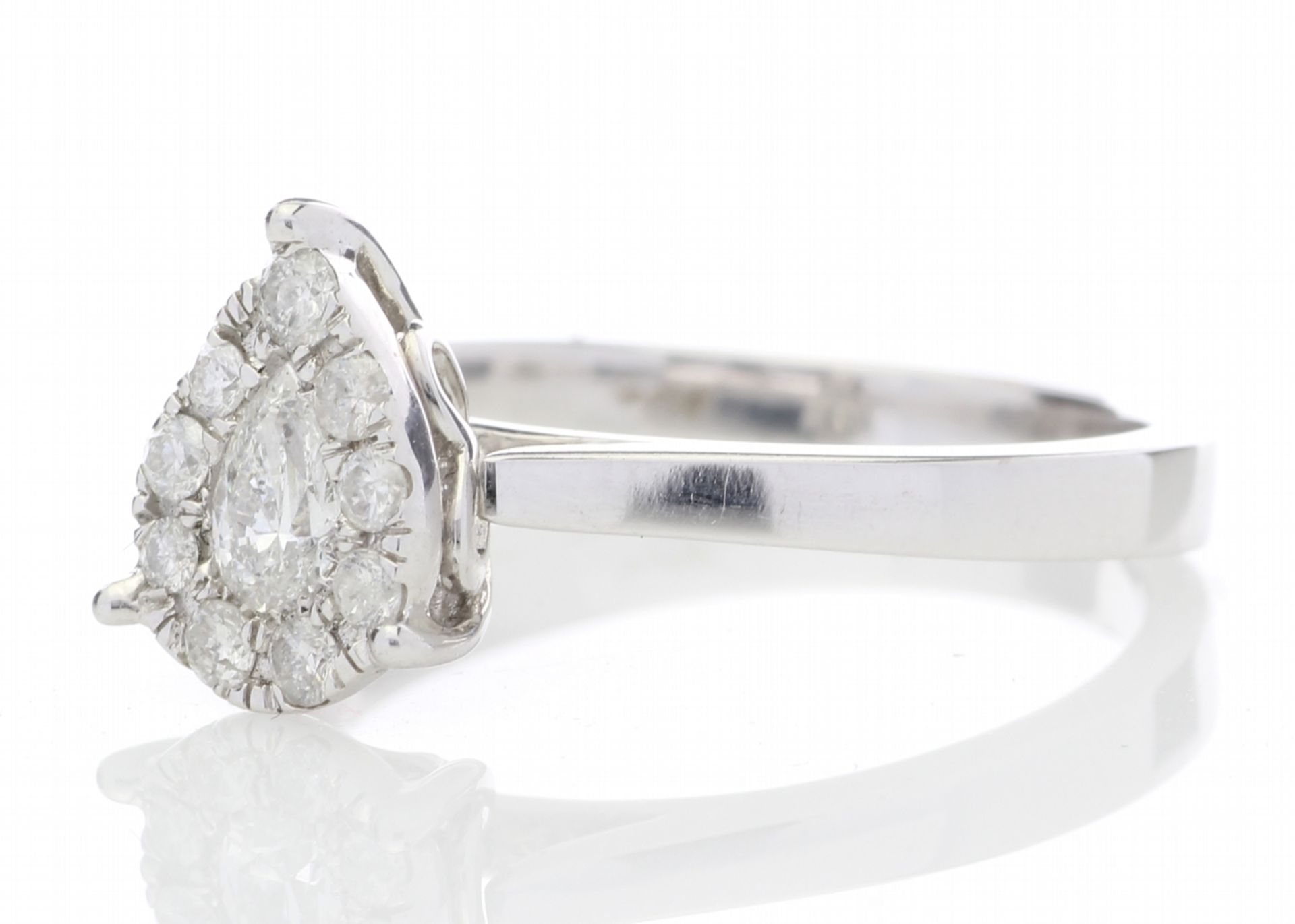 18ct White Gold Semi Eternity Baguette Cut Diamond Ring 1.08 Carats - Valued By IDI £14,870.00 - - Image 2 of 5