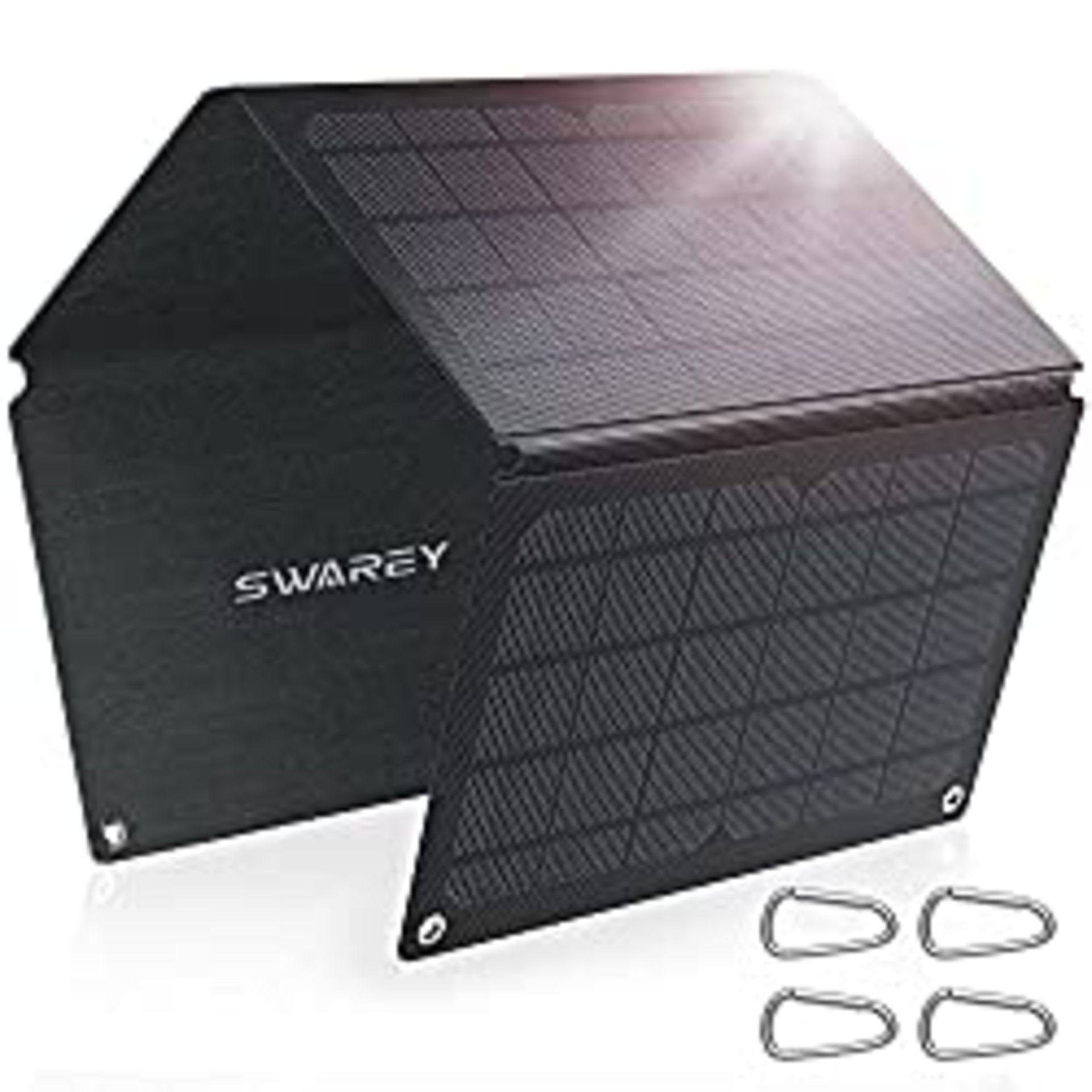 RRP £73.69 SWAREY Solar Charger 30W ETFE Solar Panel Foldable