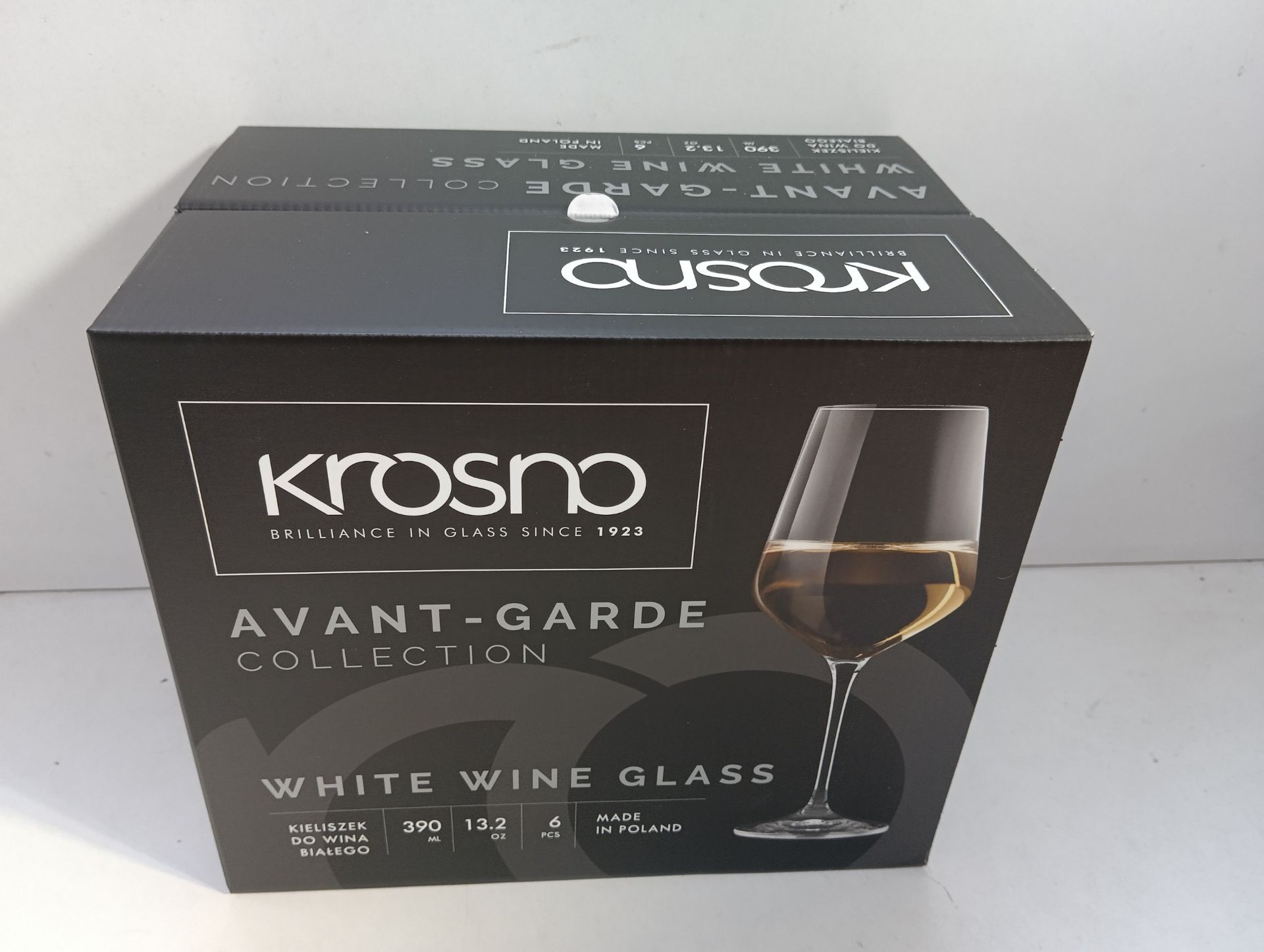 RRP £33.12 BRAND NEW STOCK Krosno Large White Wine Glasses Set of 6 | 390 ML | - Image 2 of 2