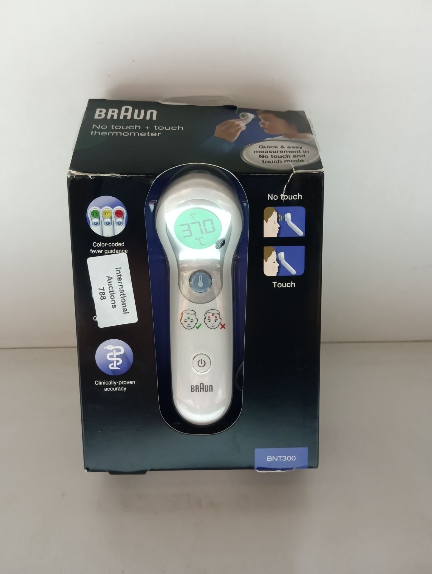 RRP £34.91 Braun No Touch + forehead thermometer, NTF3000 - Image 2 of 2