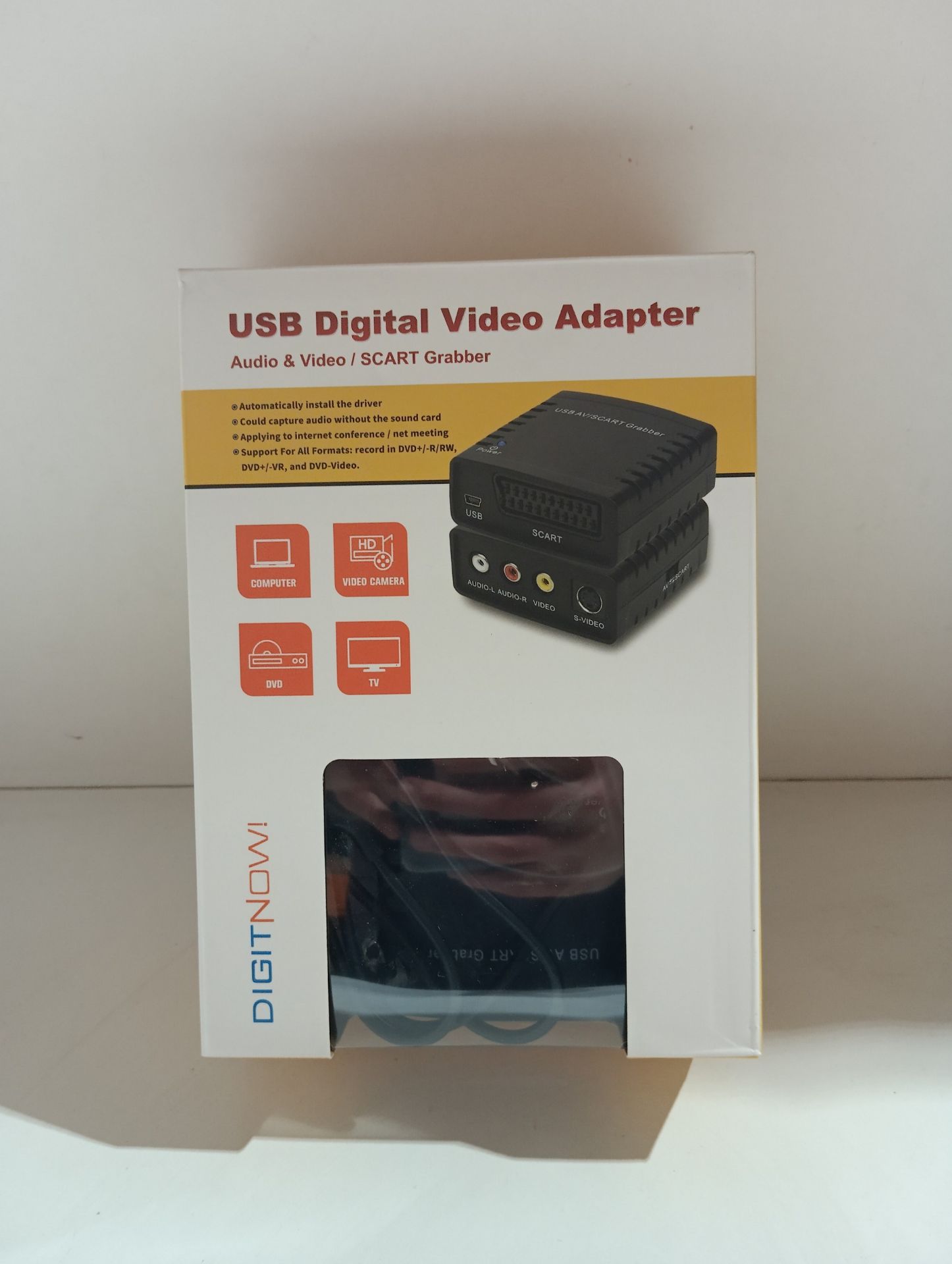 DIGITNOW USB DIGITAL VIDEO ADAPTER AUDIO AND VIDEO/SCART GRABBER RRP £17.99 - Image 2 of 2