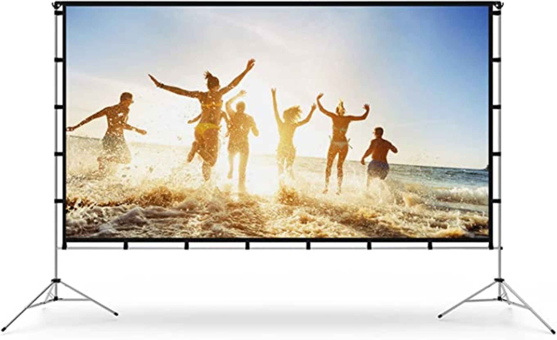 RRP £104.40 Projector Screen with Stand 100 Inch