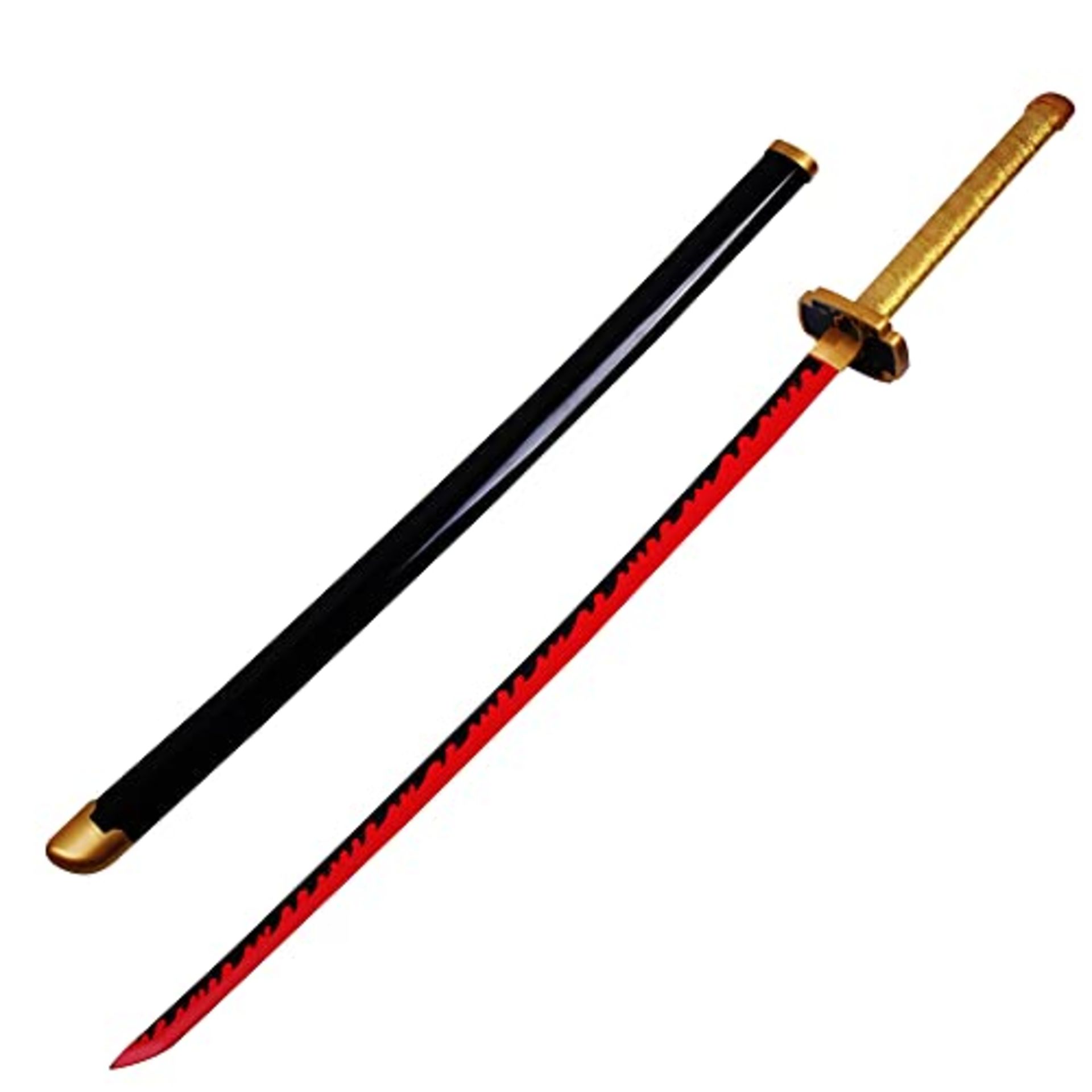 RRP £27.90 SHASHAYA Demon Slayer Sword 75cm(35in) Bamboo Samurai Sword Katana Sword