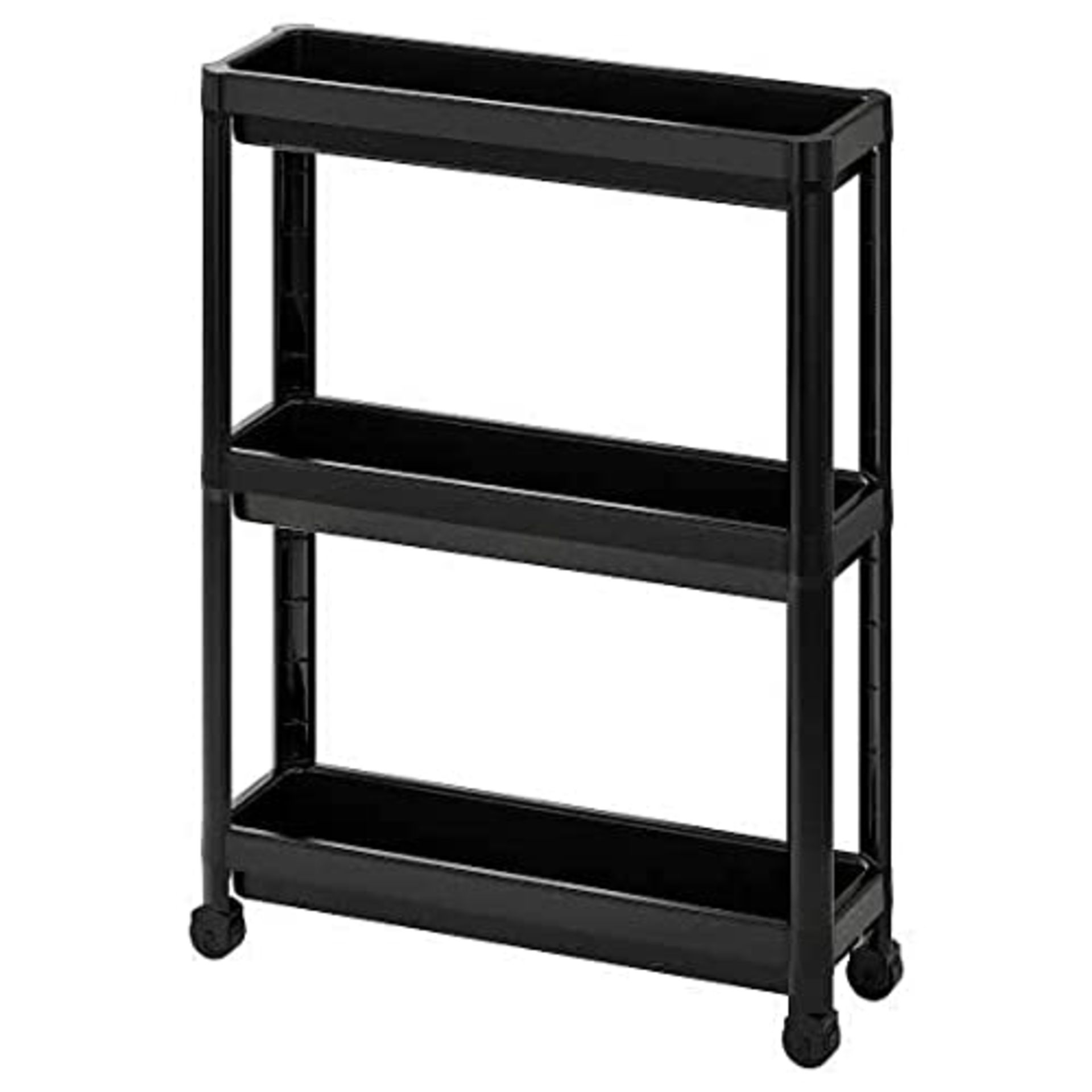 RRP £22.34 Shopivaa Plastic Tidy Shelving Units Multi Levels Storage