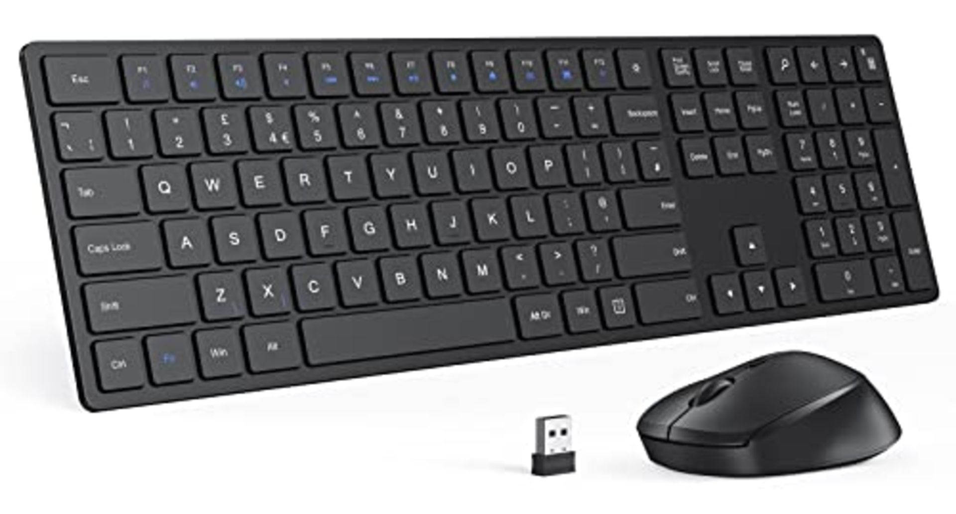 RRP £34.46 Wireless Keyboard and Mouse Combo