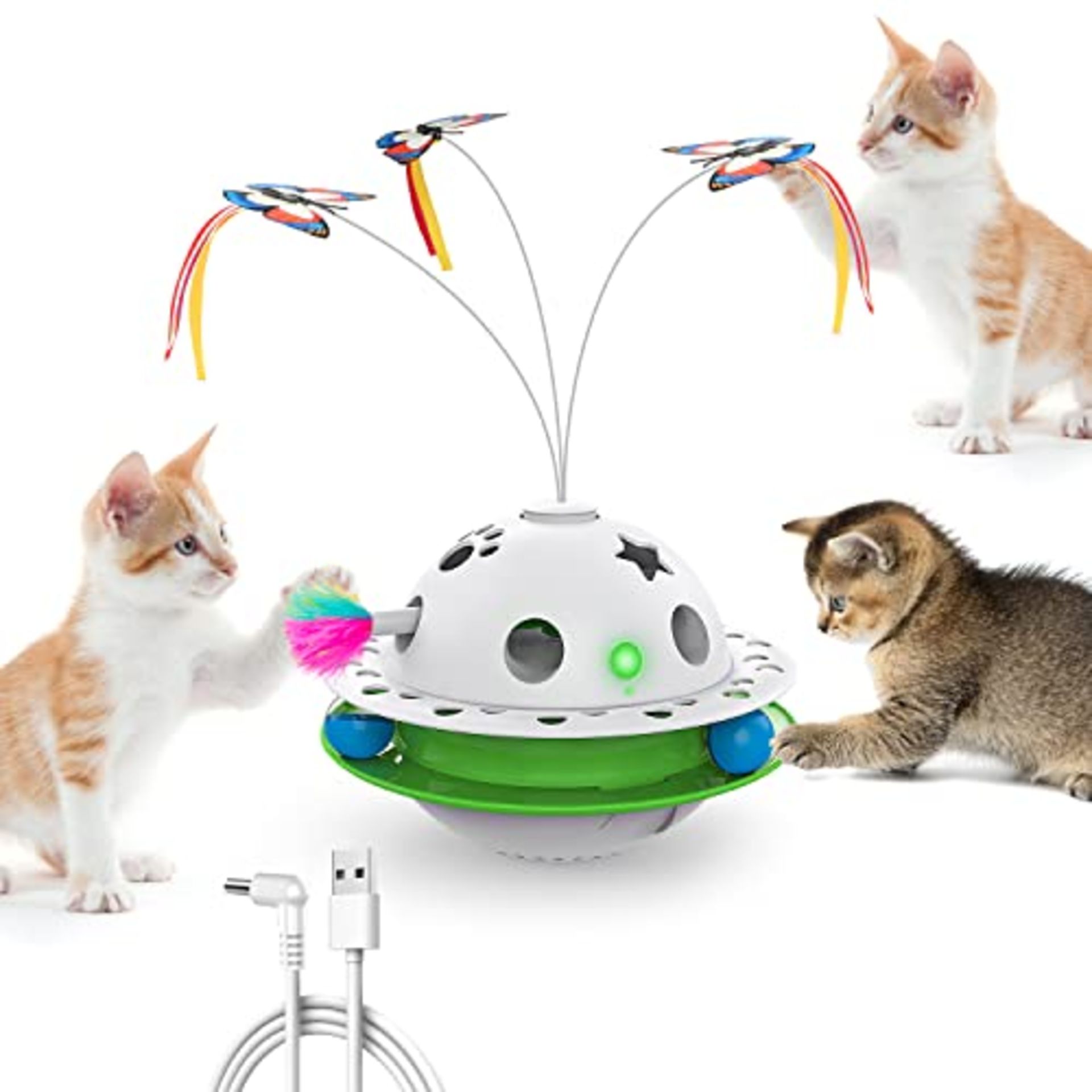 RRP £28.46 3 in 1 Interactive Cat Toys