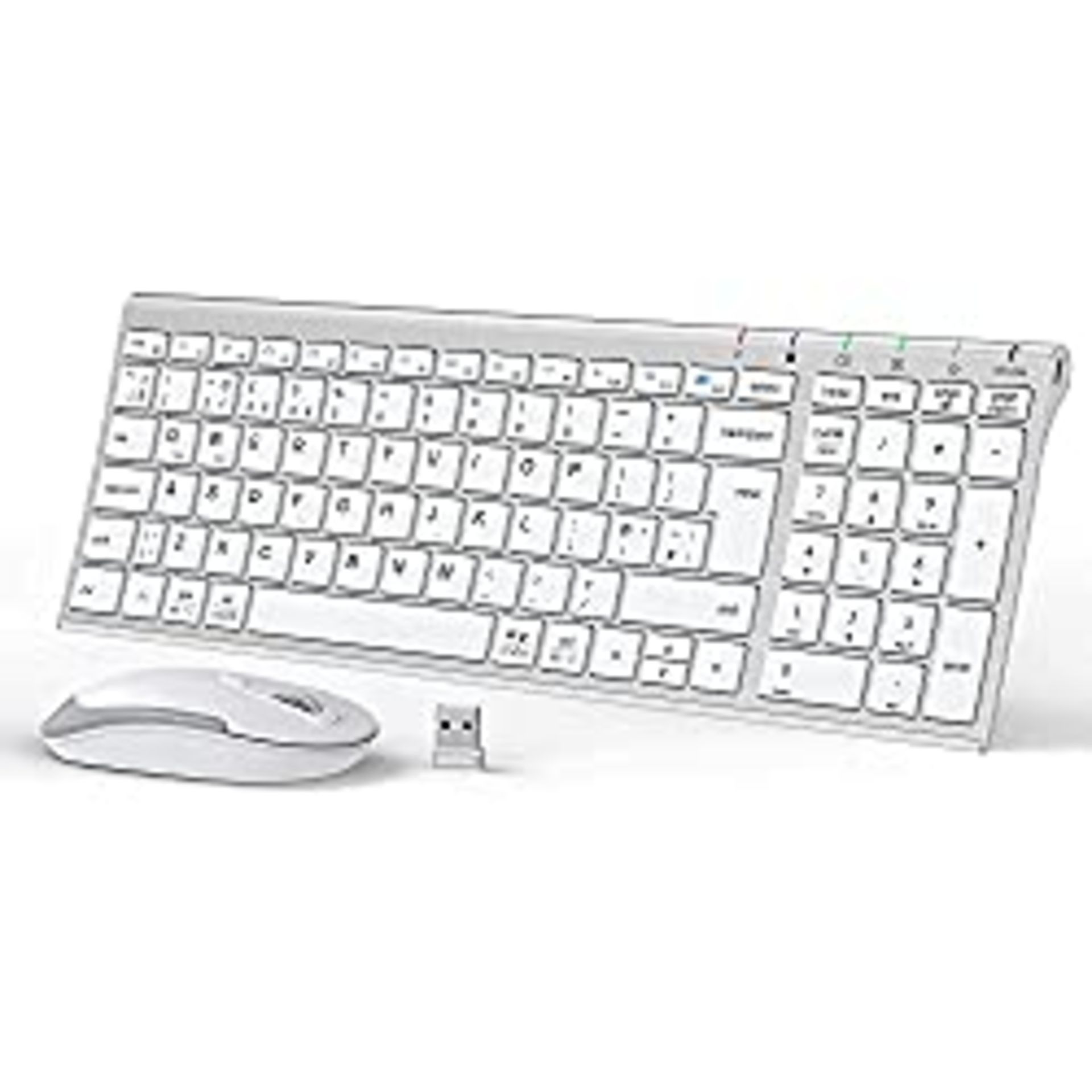 RRP £34.60 iClever GK03 Wireless Keyboard and Mouse Combo