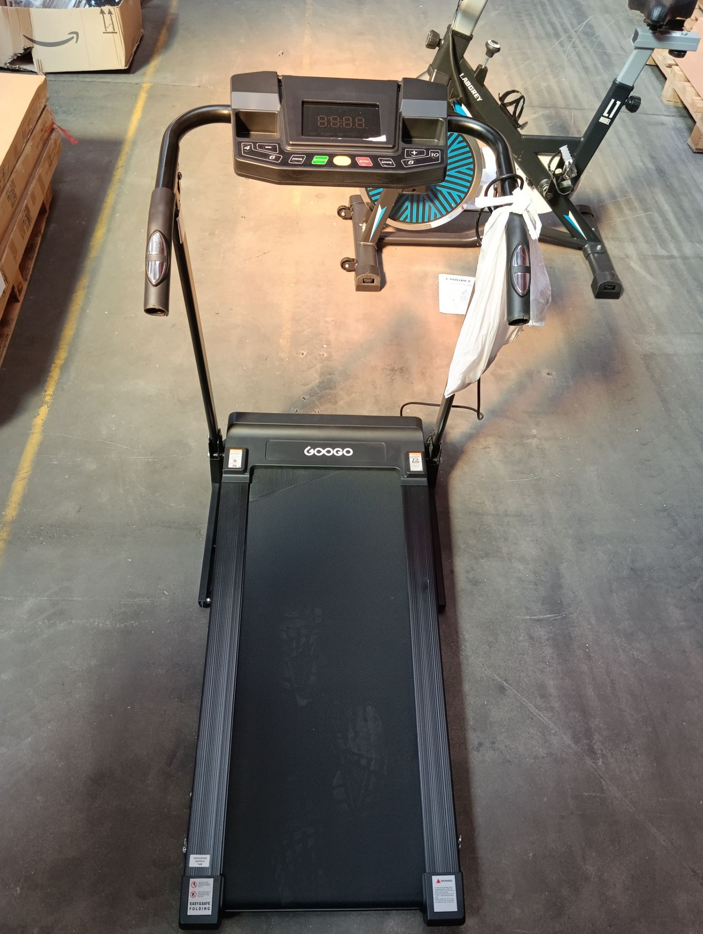 RRP £223.32 Googo 2 in 1 Folding Treadmill - Image 2 of 2