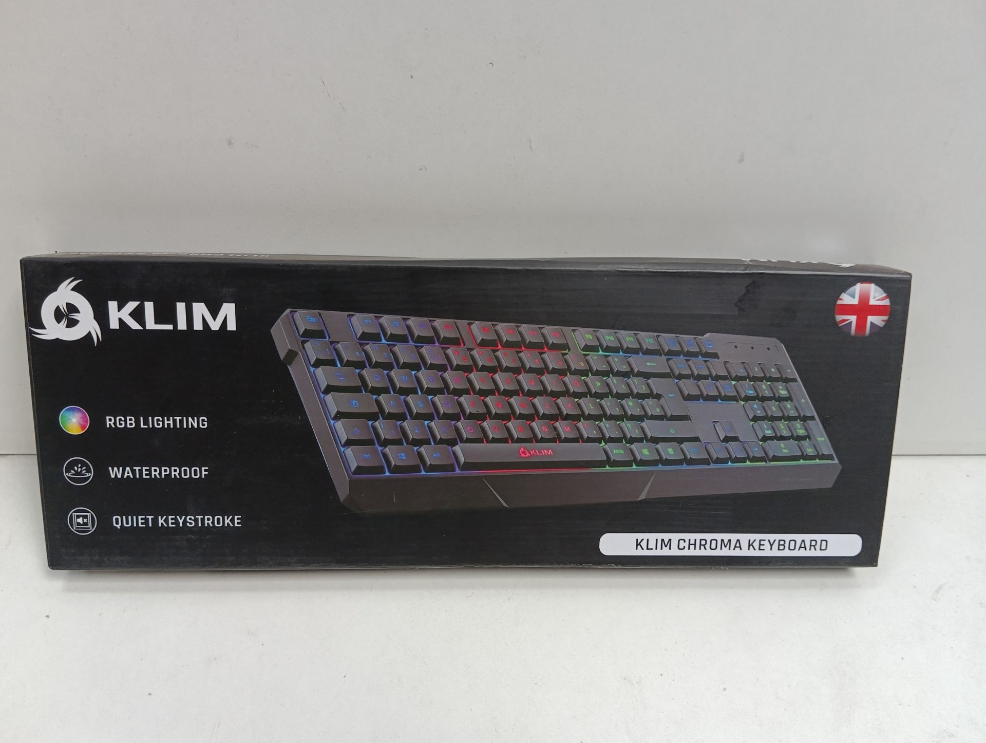 RRP £27.89 KLIM Chroma Gaming Keyboard Wired USB - Image 2 of 2