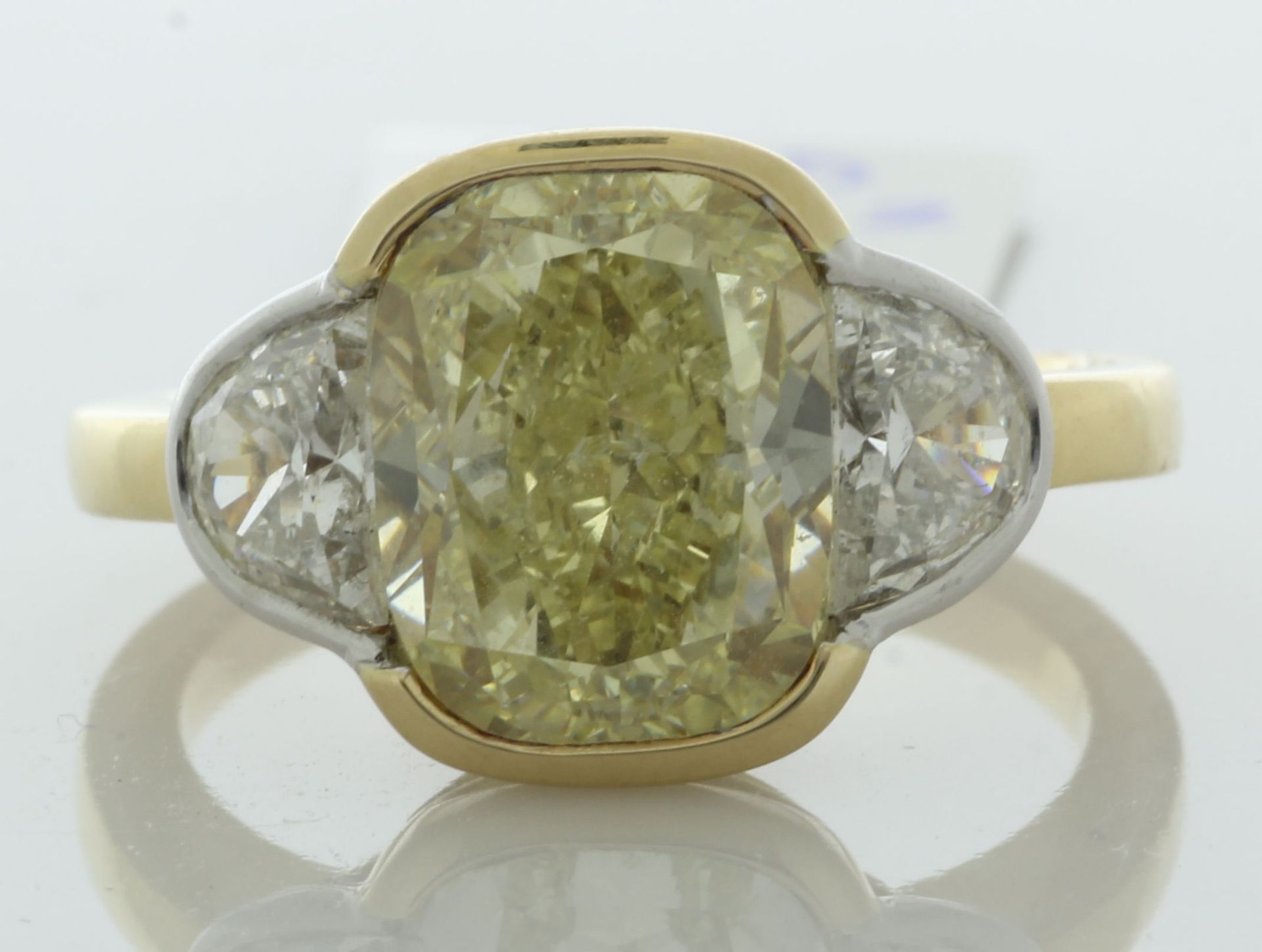 18ct Yellow Gold Three Stone Diamond Ring (5.02) 6.02 Carats - Valued By IDI £463,465.00 - A