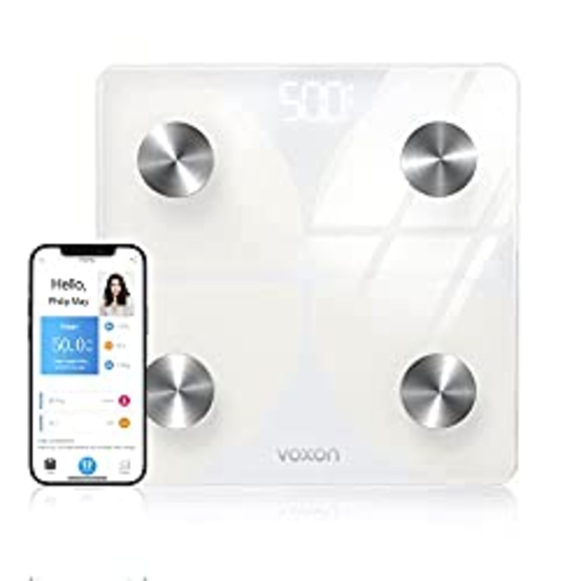 RRP £13.37 VOXON High Precision Bluetooth Body Fat Scale