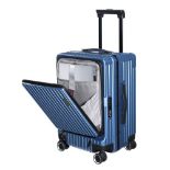RRP £100.49 S Unite Star 20 Inch Carry On Luggage with Front Laptop Pocket