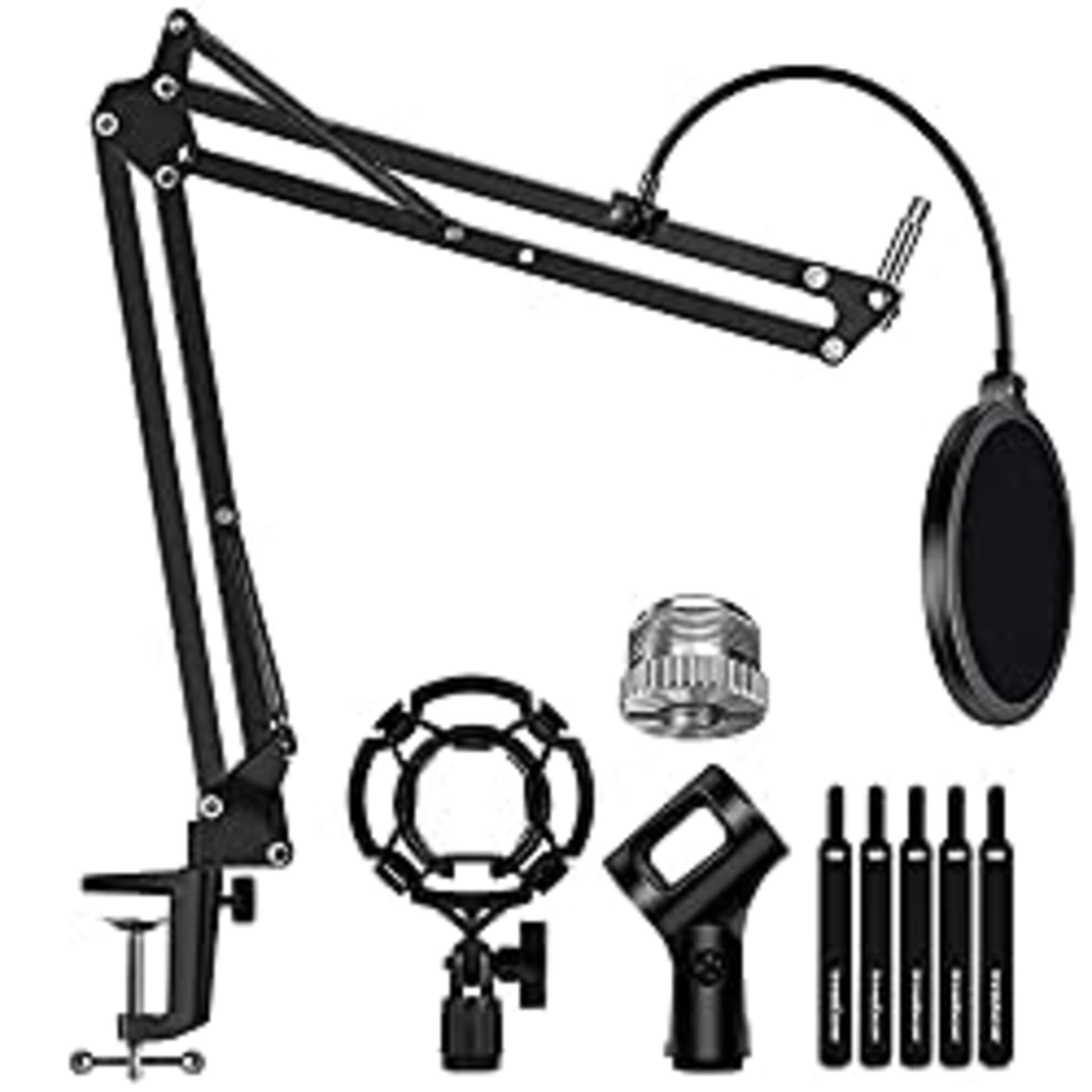 RRP £23.20 InnoGear Microphone Stand Mic Arm Boom Arm Set with Shock Mount