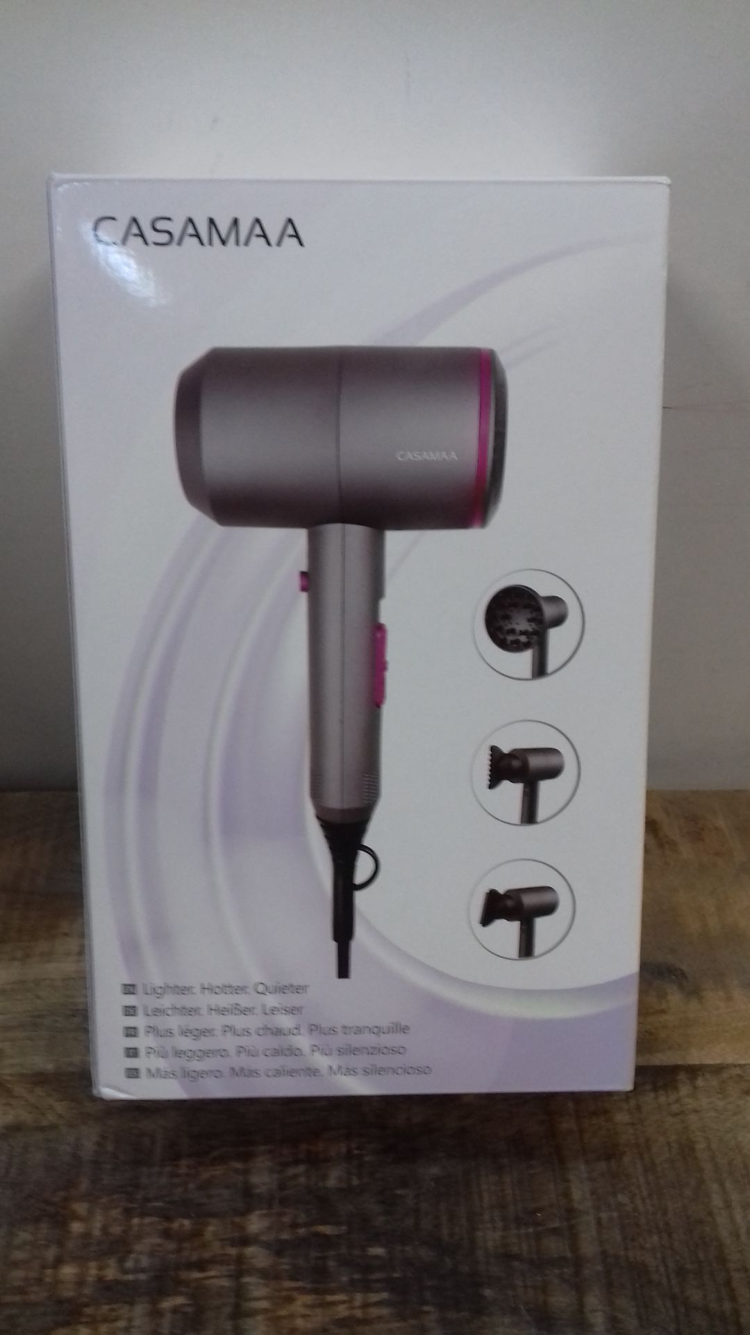 RRP £36.84 CASAMAA Hair Dryer 2000W Professional Hairdryer Powerful - Image 2 of 2