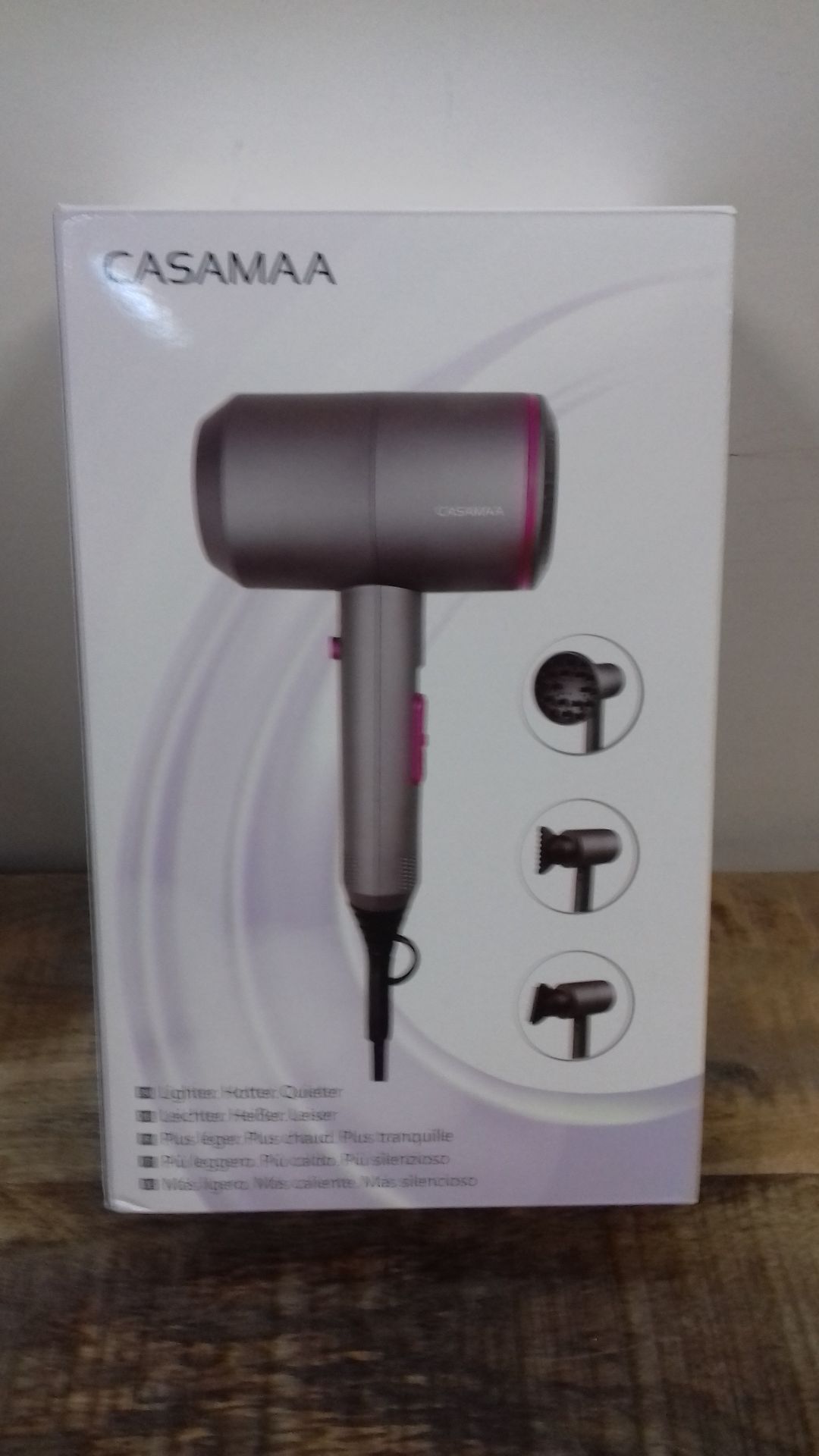 RRP £36.84 CASAMAA Hair Dryer 2000W Professional Hairdryer Powerful - Image 2 of 2