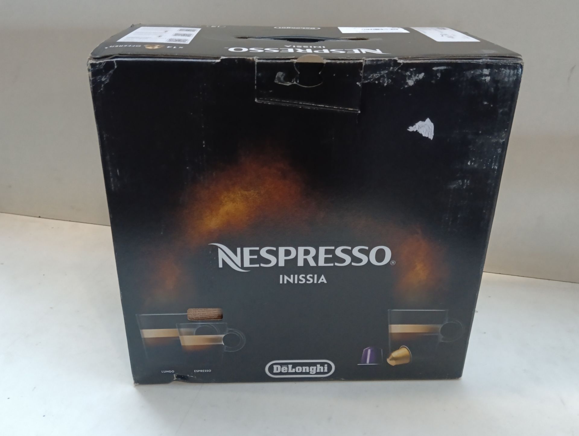 RRP £171.16 De'Longhi Nespresso Inissia EN 80.B - coffee machine - 19 bar -0.8 liters