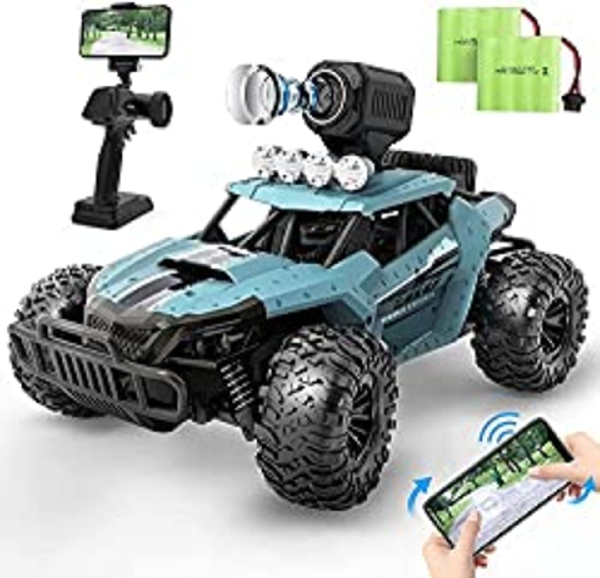 RRP £53.59 DEERC RC Cars Remote Control Car with 720P HD FPV Camera