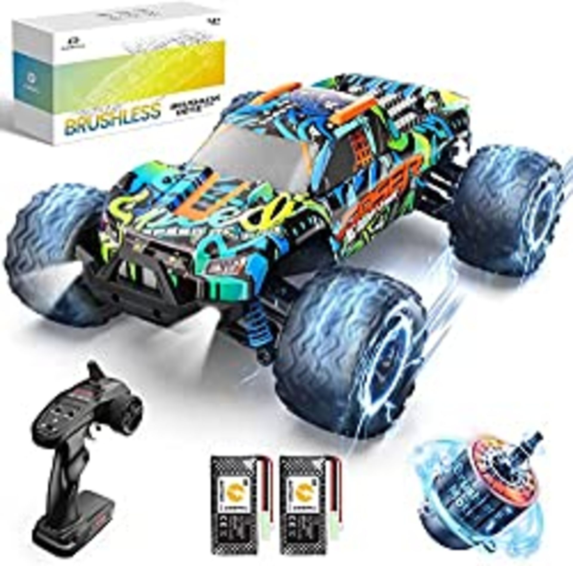 RRP £145.15 DEERC 001E 1:14 Brushless RC Car