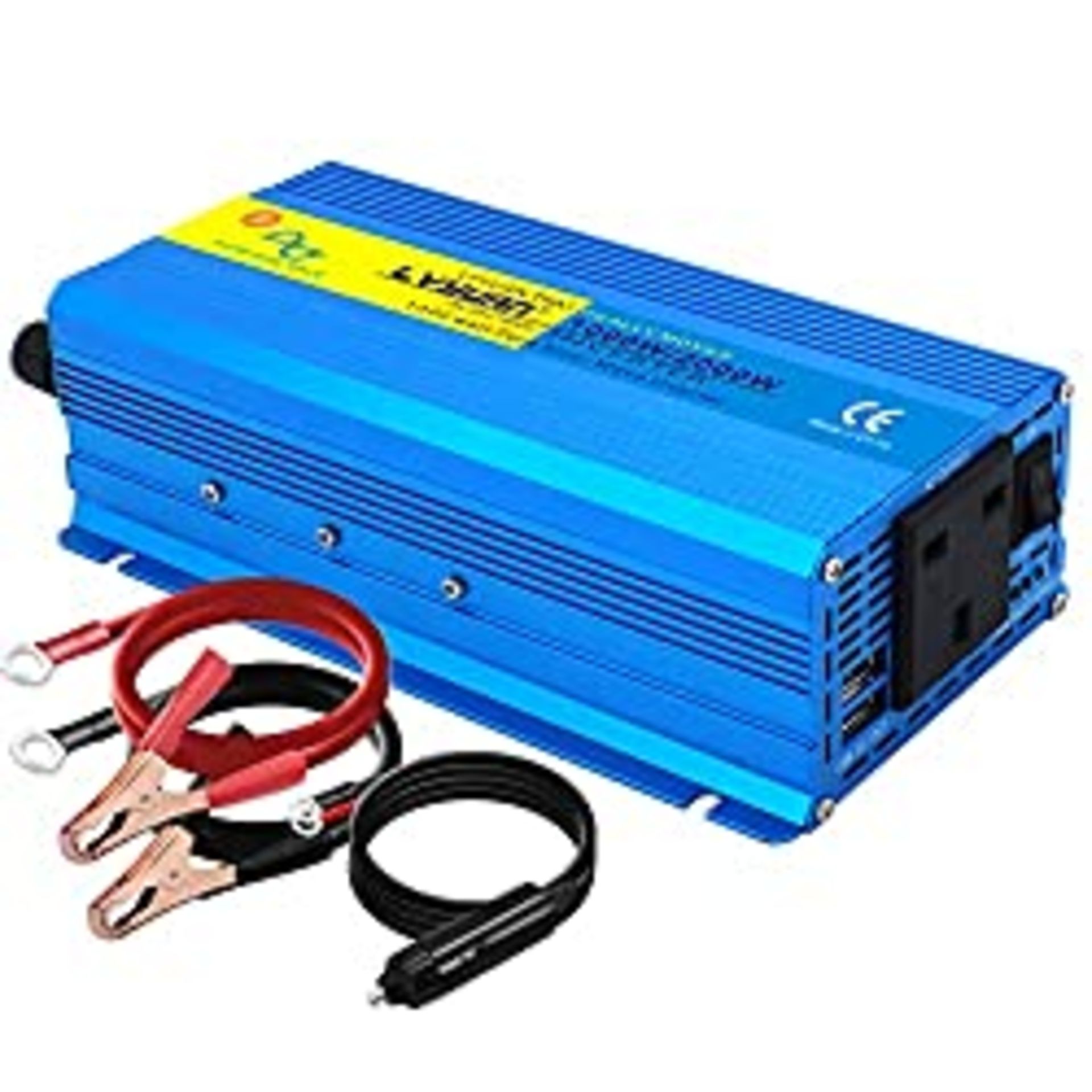 RRP £100.49 Power inverter 1000W /2000W Pure Sine Wave Converter