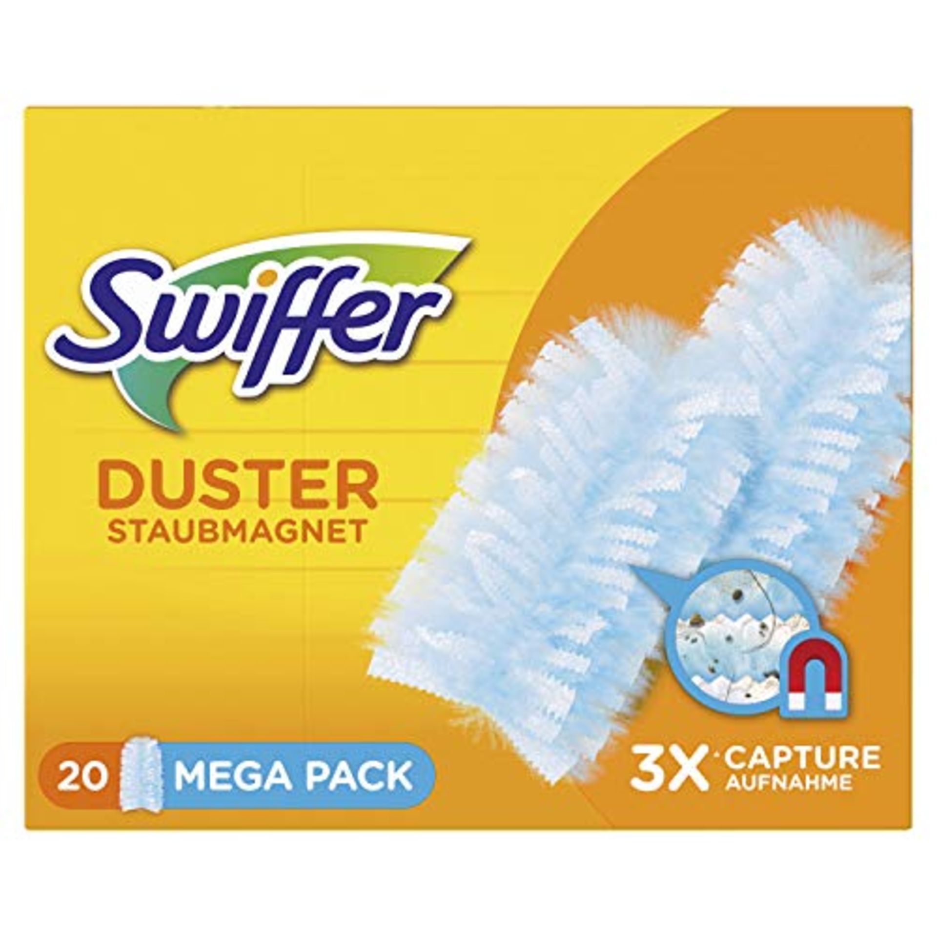 RRP £15.69 Swiffer Duster, Blue, pack of 20