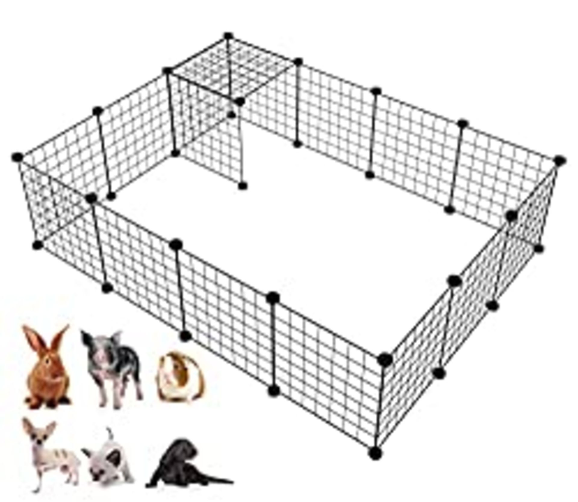 RRP £33.15 Langxun Metal Wire Storage Cubes Organizer