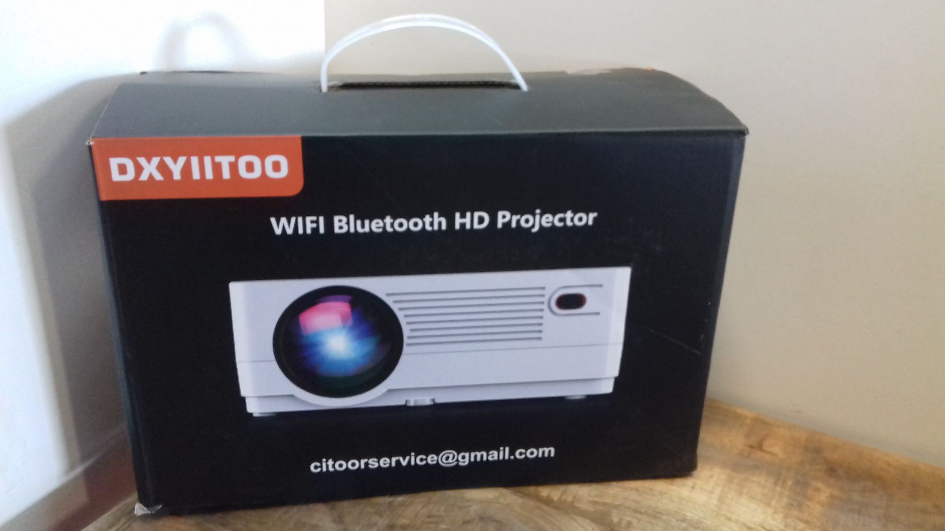 RRP £196.77 Native 1080P Projector with WiFi and Two-Way Bluetooth - Image 2 of 2