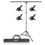 RRP £36.47 EMART T-Shape Portable Background Backdrop Support Stand Kit 1.5M