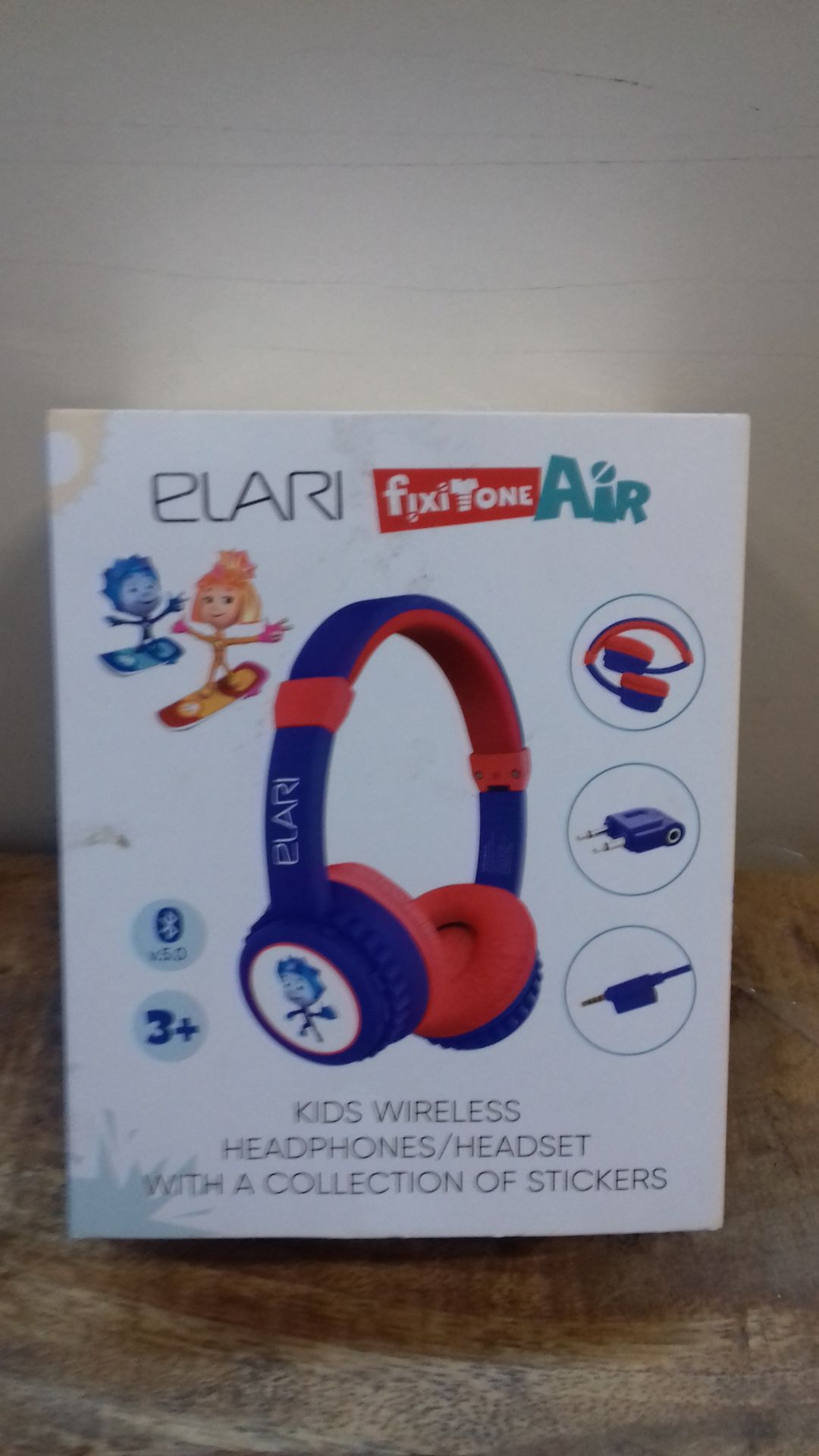 RRP £14.57 Elari Kids' wireless foldable durable headphones with volume limit recommended - Image 2 of 2