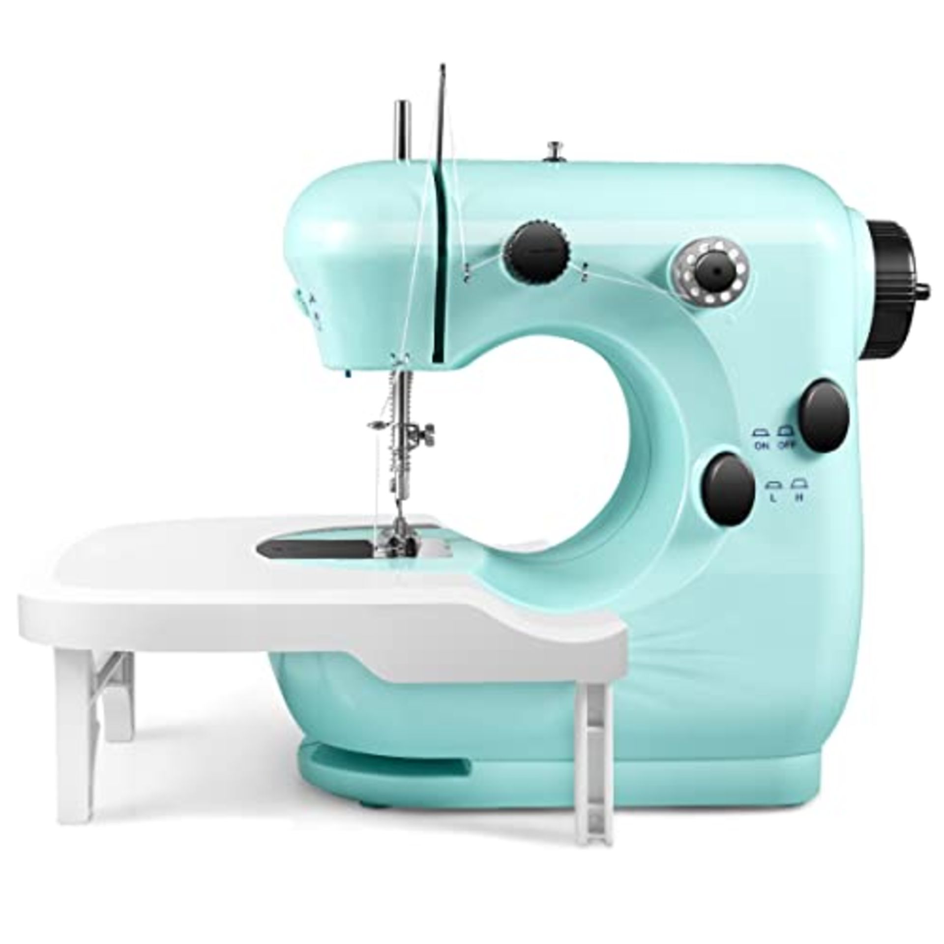 RRP £30.14 Mini Sewing Machine with Extension Table
