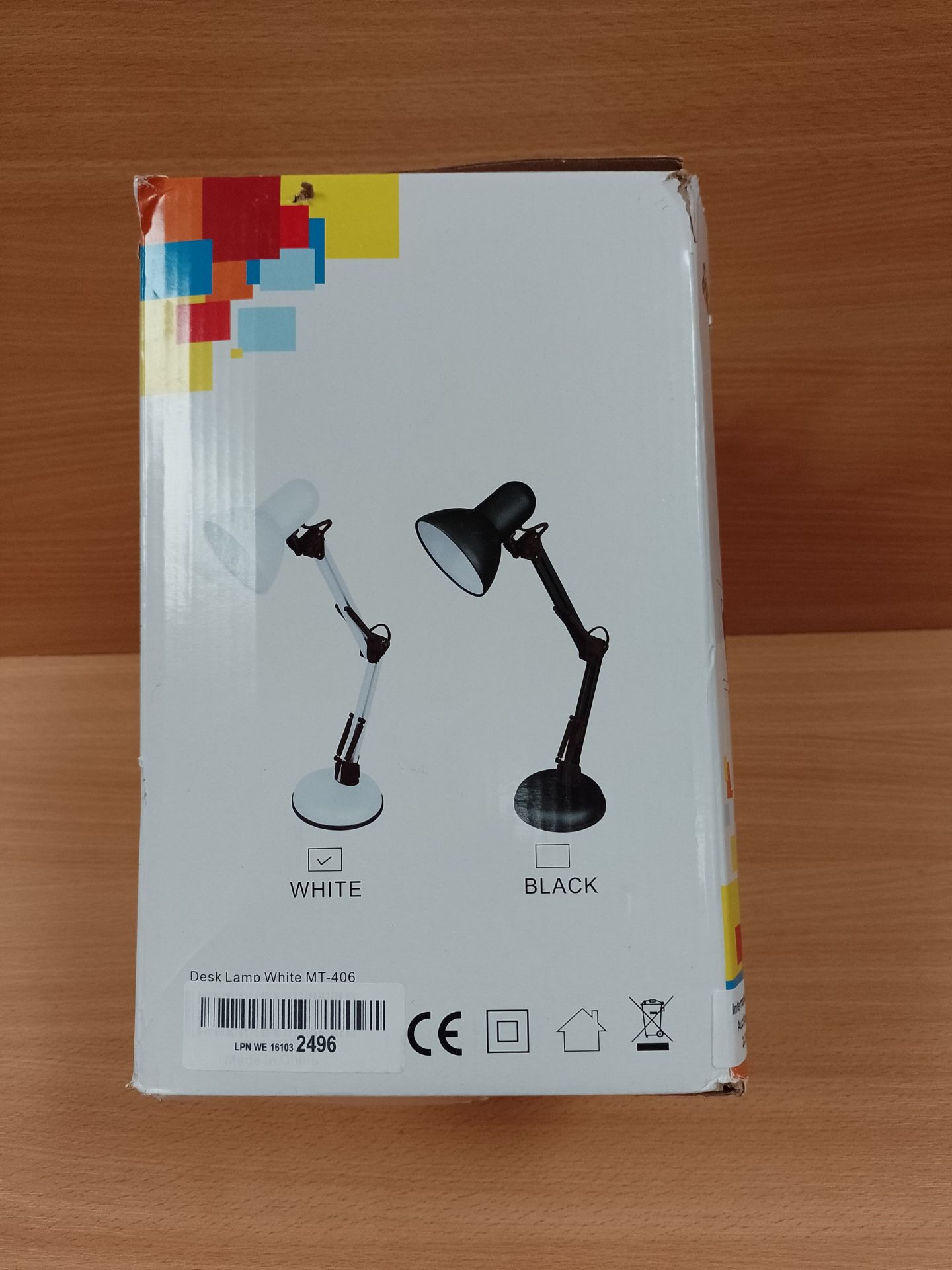 RRP £26.79 smart spring Desk Lamp E27 Screw Bulb Holder Swing - Image 2 of 2