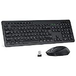 RRP £22.32 Wireless Keyboard and Mouse Set