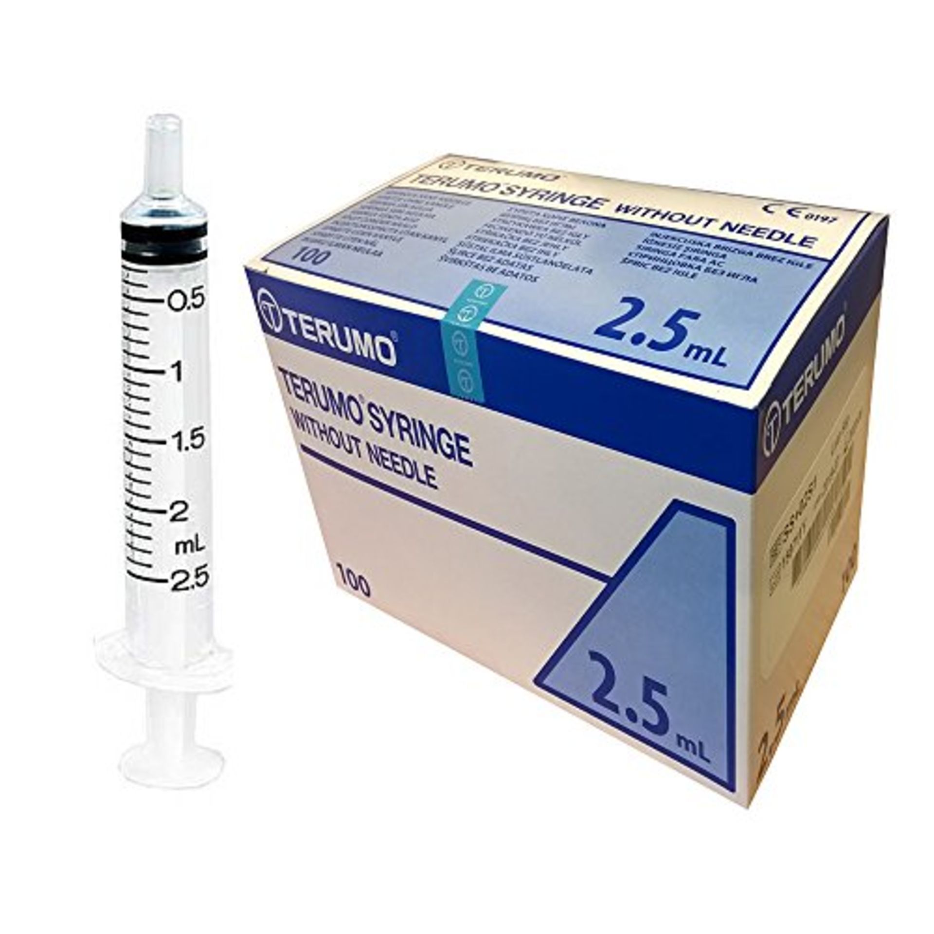 RRP £11.75 Terumo 3 ml Disposable Syringe (Box of 100 )