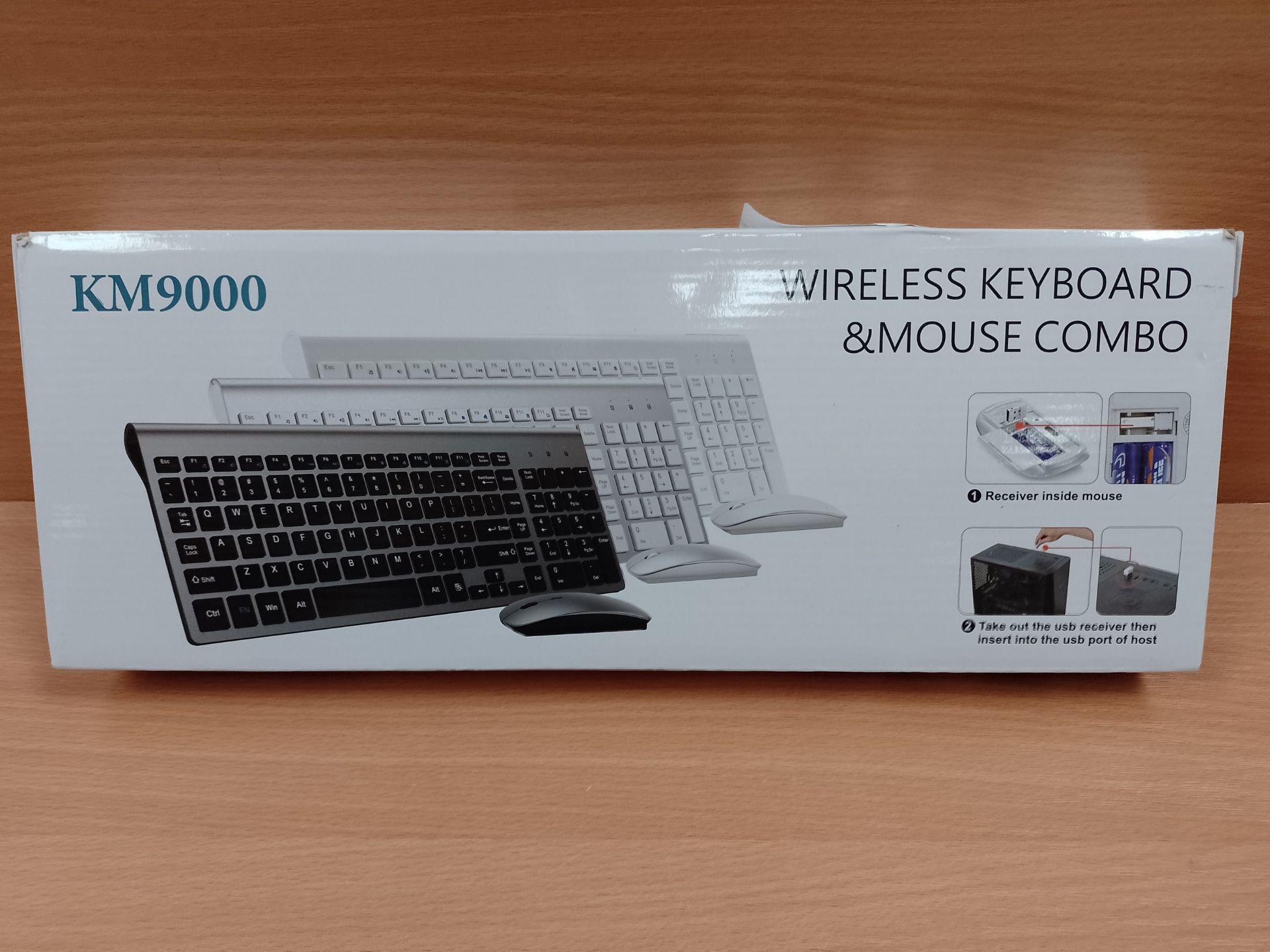 RRP £31.05 Slim Keyboard and Mouse Wireless Ultra Thin Set UK Layout - Image 2 of 2