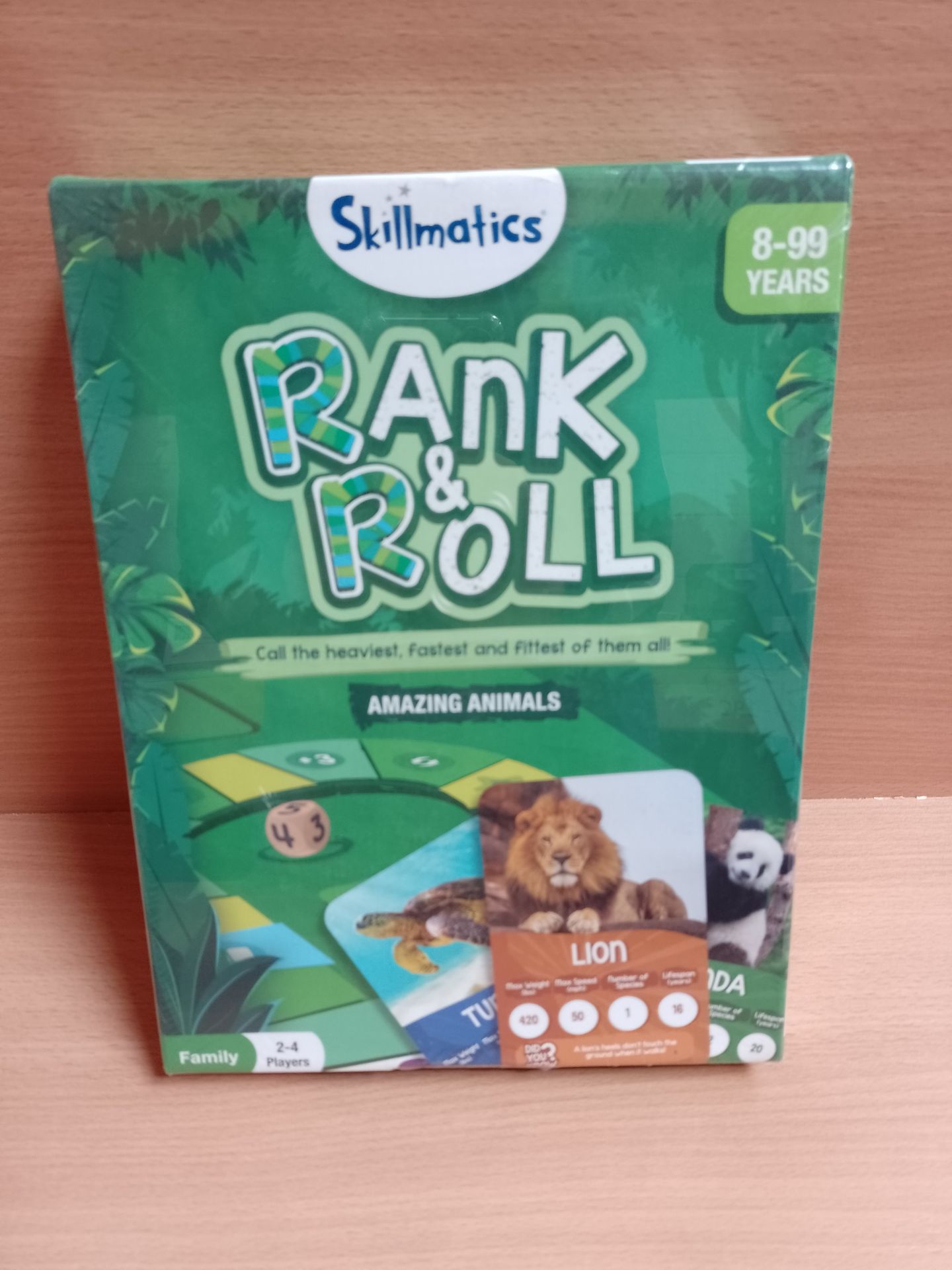 RRP £24.55 Skillmatics Trump Card & Board Game - Rank & Roll Animals - Image 2 of 2