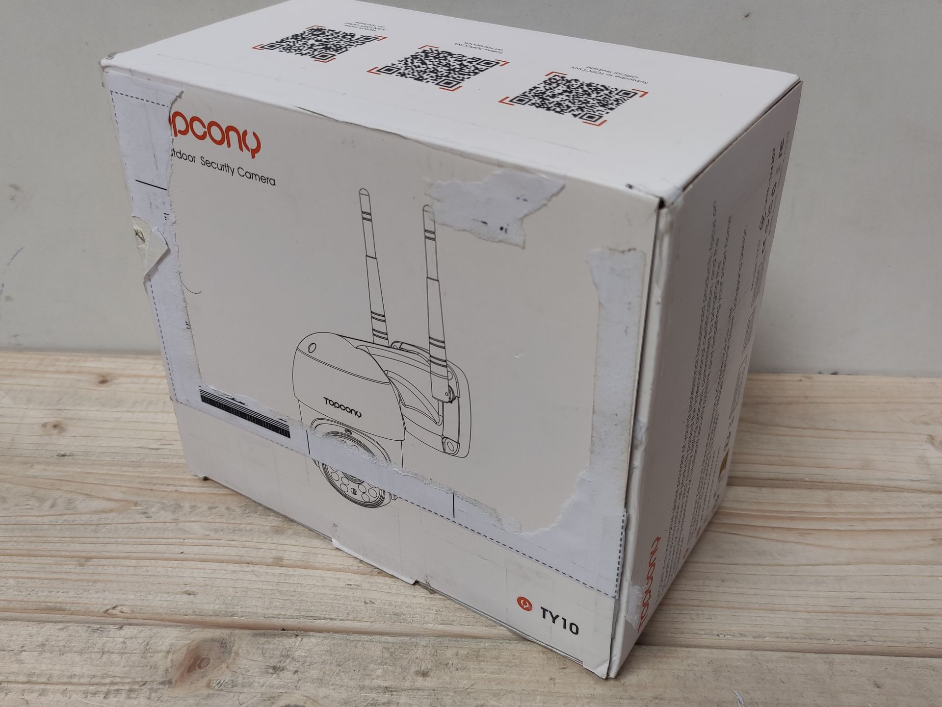 RRP £70.69 Topcony 5MP Human Detection CCTV Camera Outdoor - Image 2 of 2