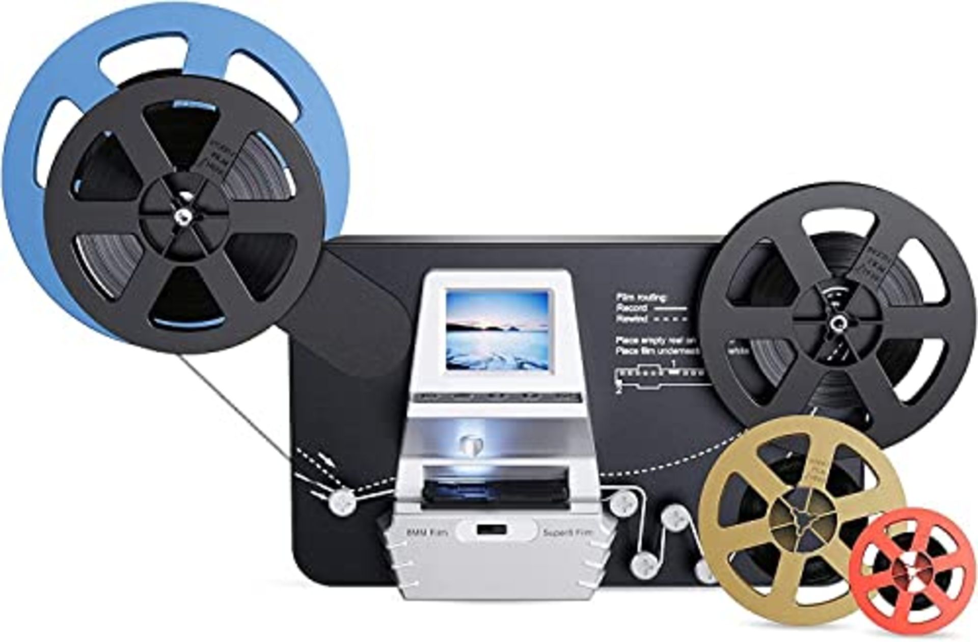 RRP £401.99 8mm & Super 8 Reels to Digital MovieMaker Pro Film Digitizer