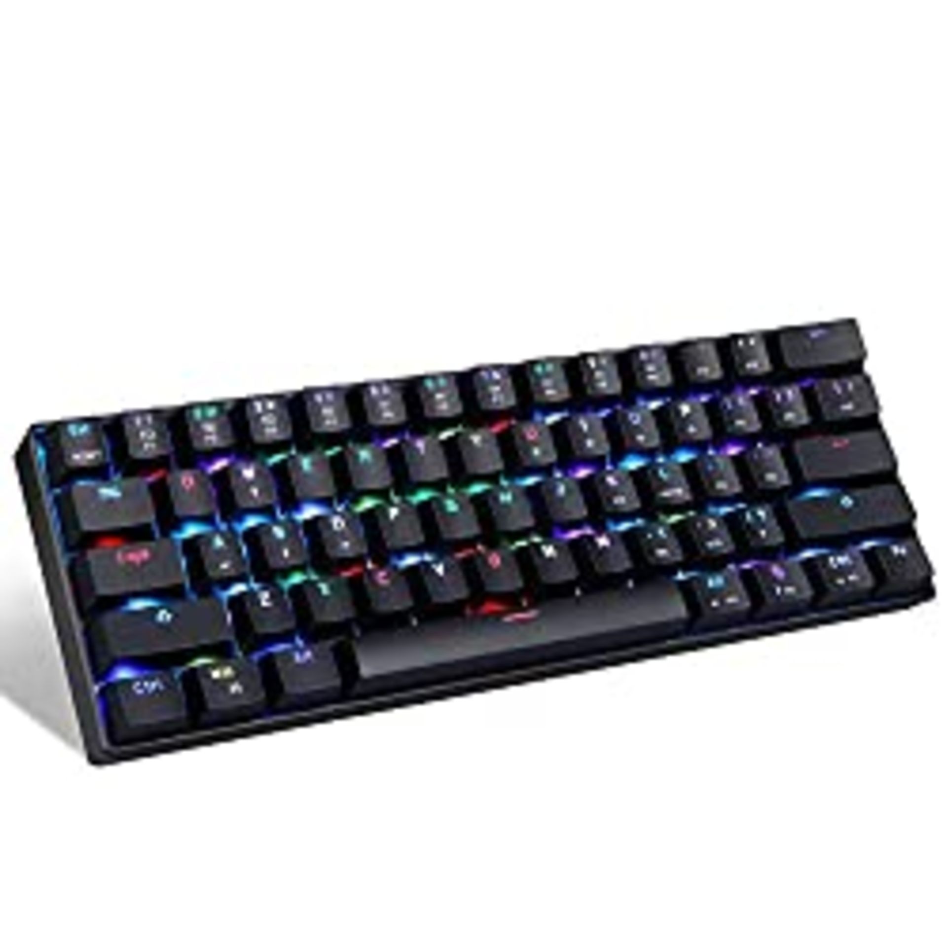 RRP £29.02 MOTOSPEED 60% Mechanical Keyboard Portable 61 Keys