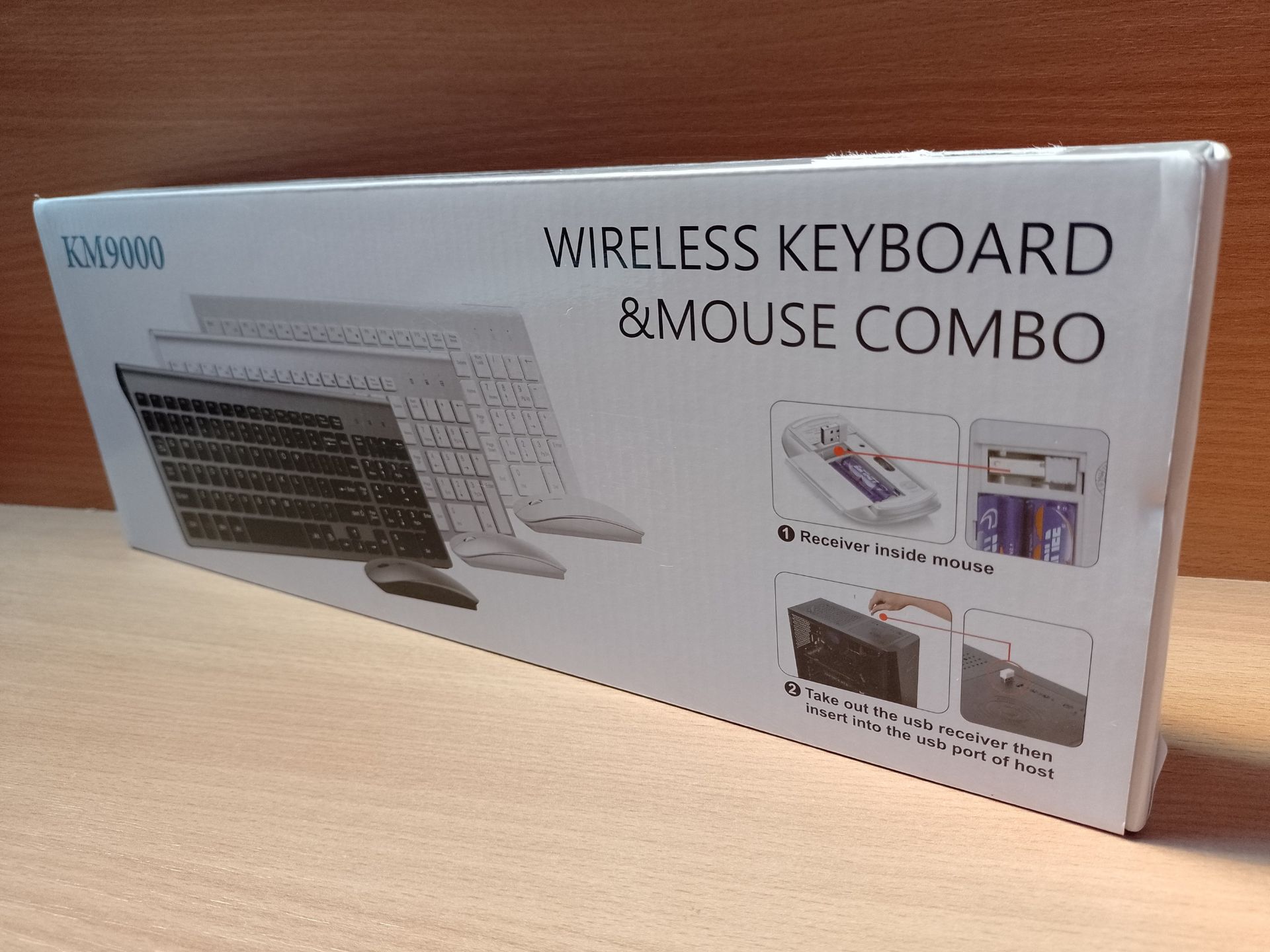 RRP £34.36 Wireless Keyboard and Mouse Ultra Slim Combo - Image 2 of 2
