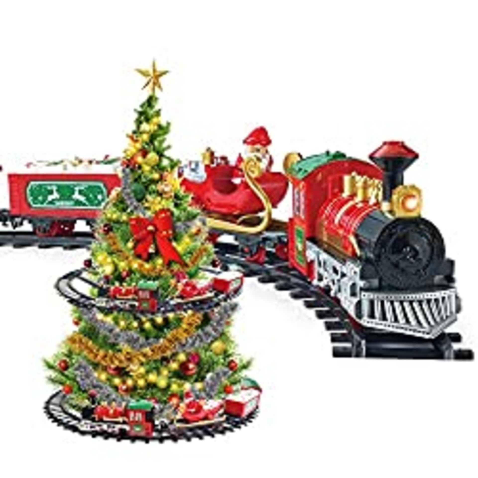 RRP £40.19 Christmas Tree Train Set Around The Tree