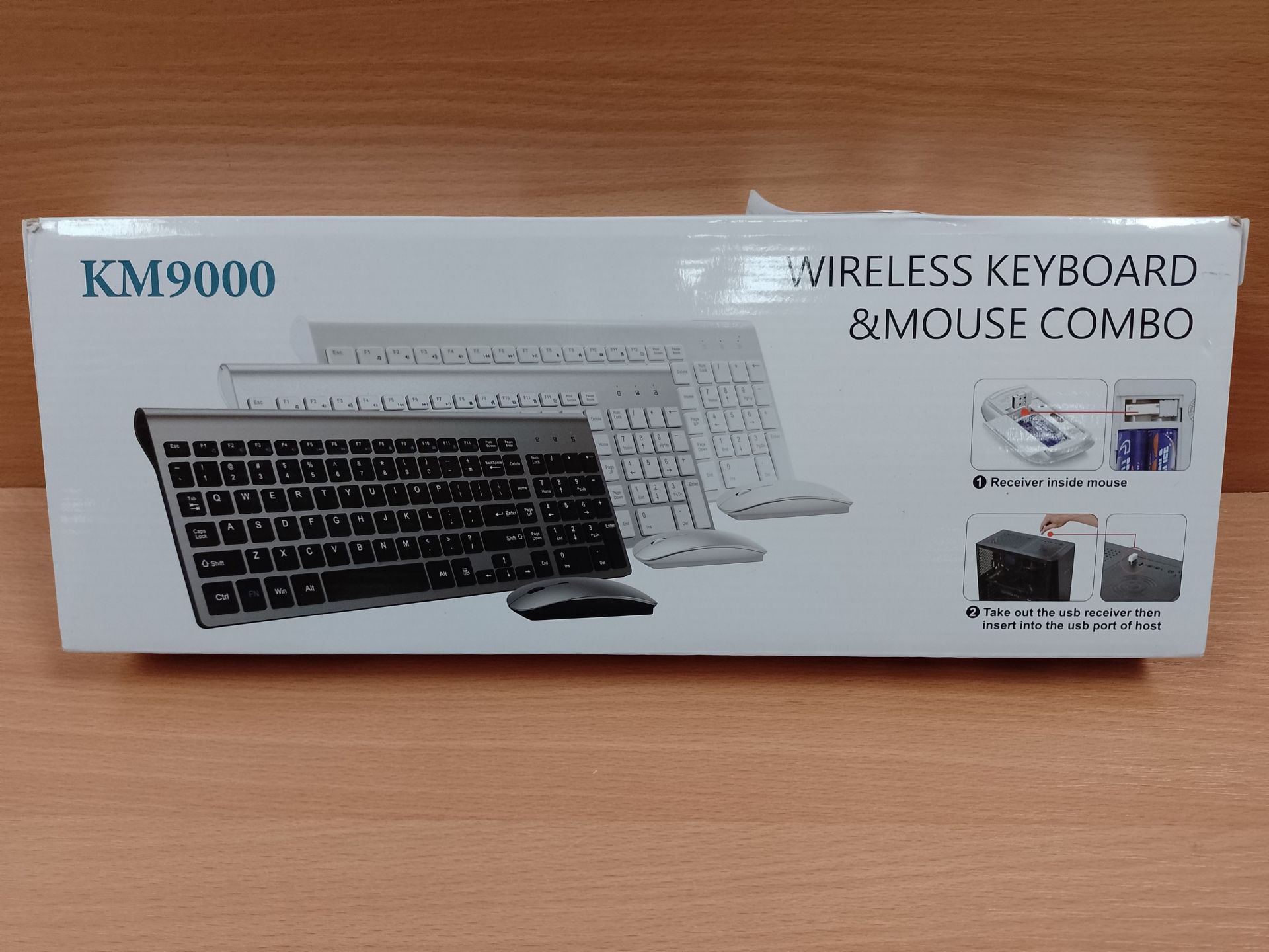 RRP £31.05 Slim Keyboard and Mouse Wireless Ultra Thin Set UK Layout - Image 2 of 2