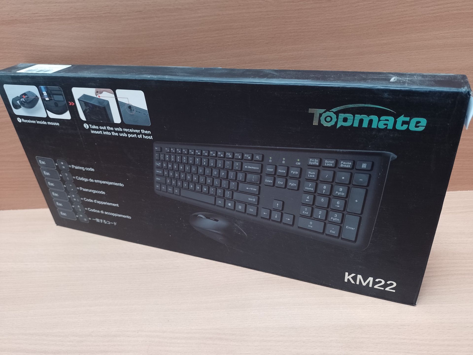 RRP £28.77 Wireless Keyboard and Mouse Ultra Silent Set UK Layout - Image 2 of 2