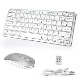 RRP £26.79 Multi-Device Wireless Keyboard and Mouse Combo
